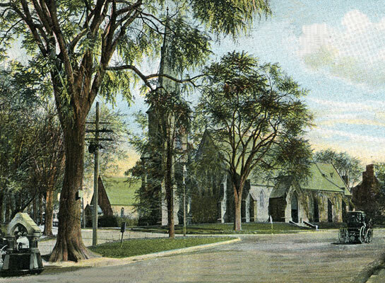  1912 watercolor from a postcard 