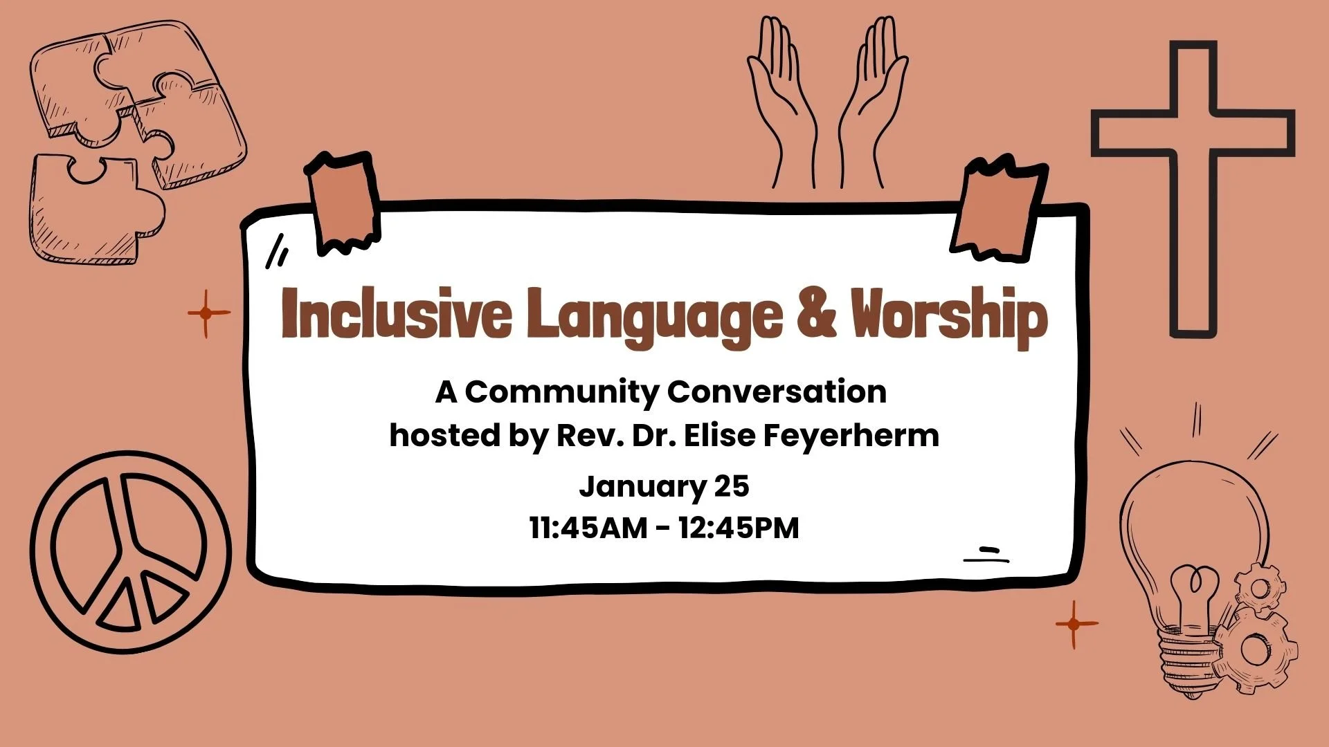 Inclusive Language and Worship: a Community Conversation