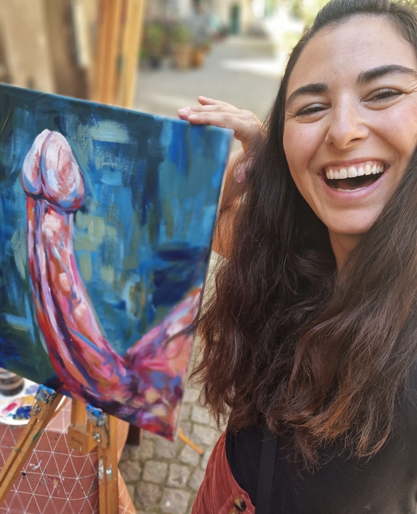 A Saturday full of bachelorette parties, dicks and laughter. It sure does not feel like work.⁠
⁠
#sipandcreatemalmo #paintingevent #artnight #sipandcreate #painting #sipandpaint #malmoart #artinmalmo #kickoff #teambuilding