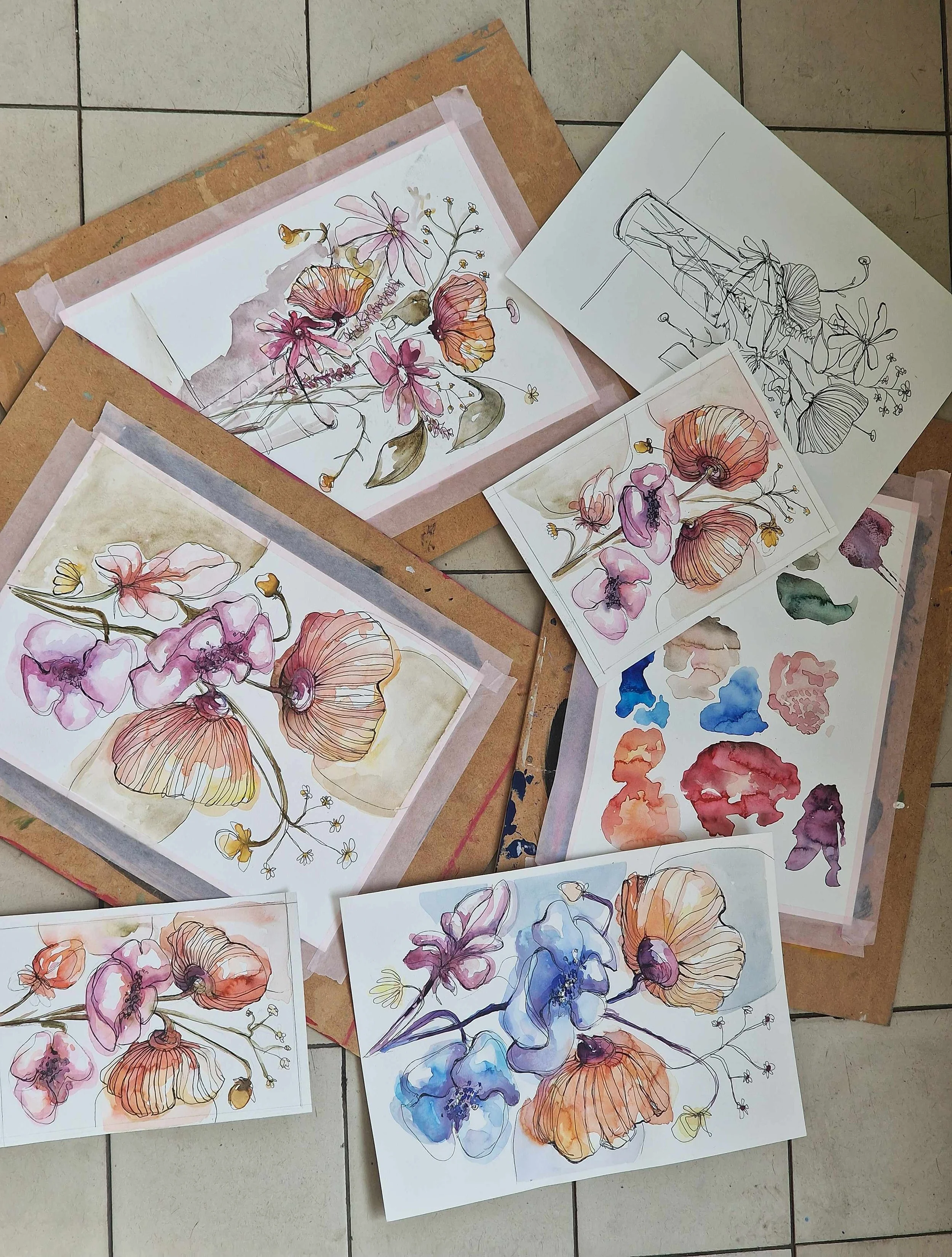 Women's Friend Dating: Watercolor Workshop X The Dating Club