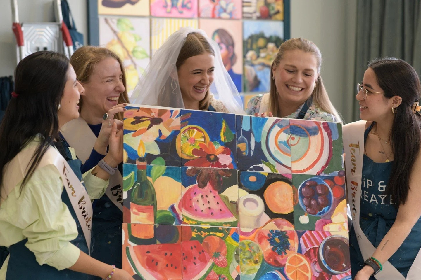 When all pieces come together, they make up a whole...lotta' fun! ⁠
⁠
#sipandcreatemalmo #paintingevent #artnight #sipandcreate #painting #sipandpaint #malmoart #artinmalmo #kickoff #teambuilding #paintparty #paintingparty #artlab #artlab19