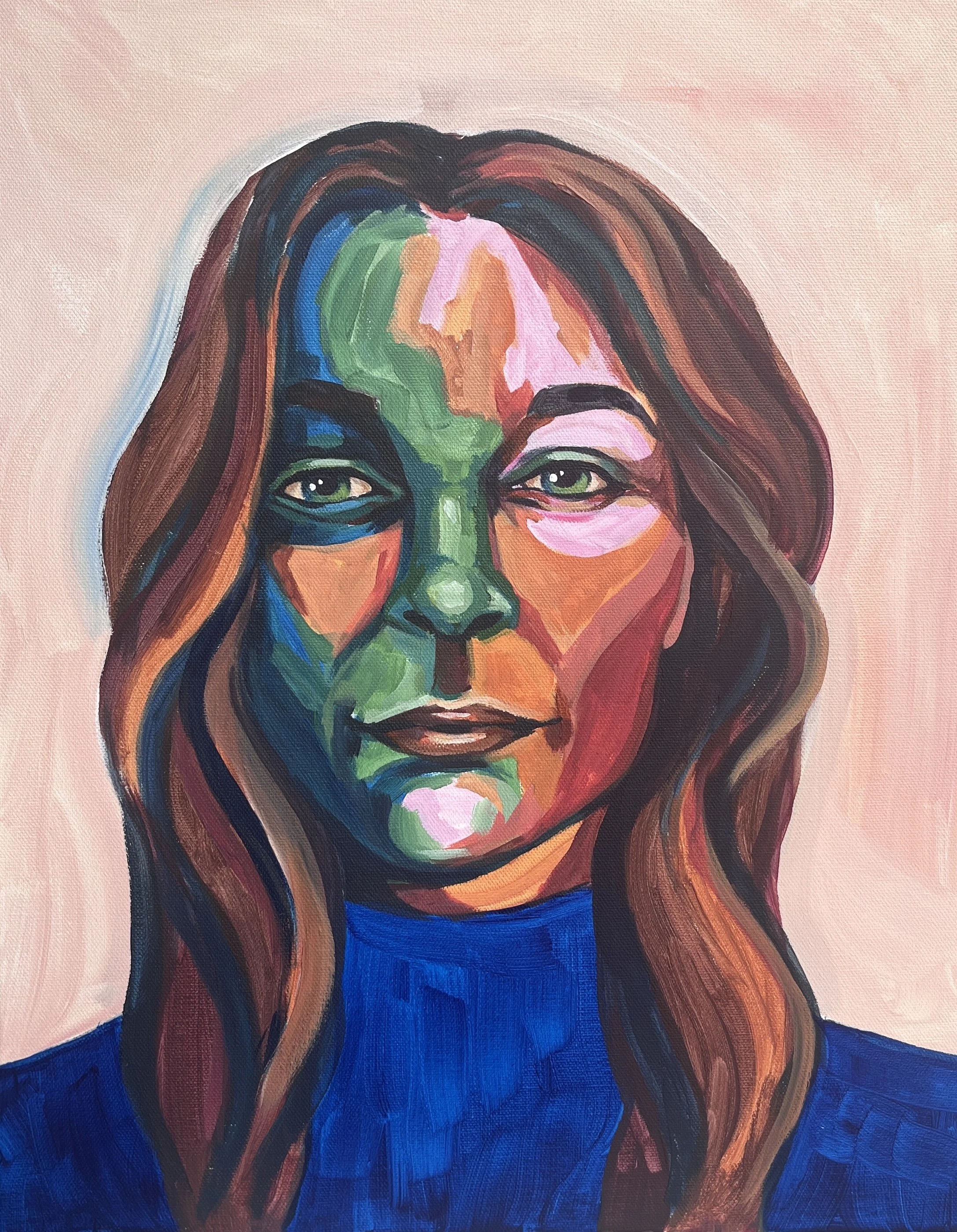 Portrait - Colorful abstract