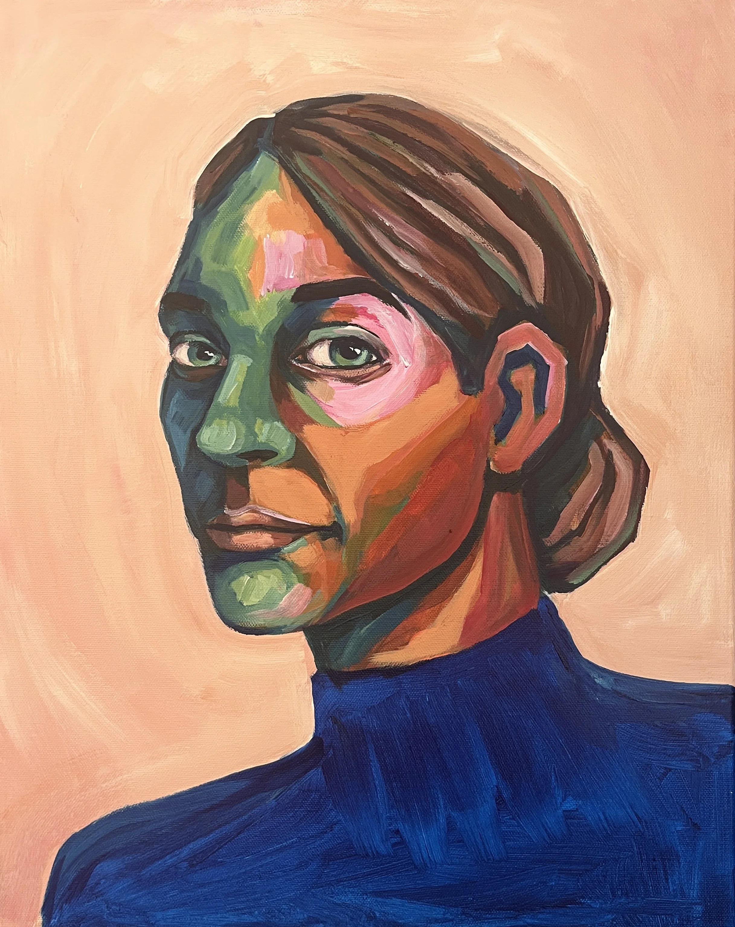 Portrait - Colorful abstract