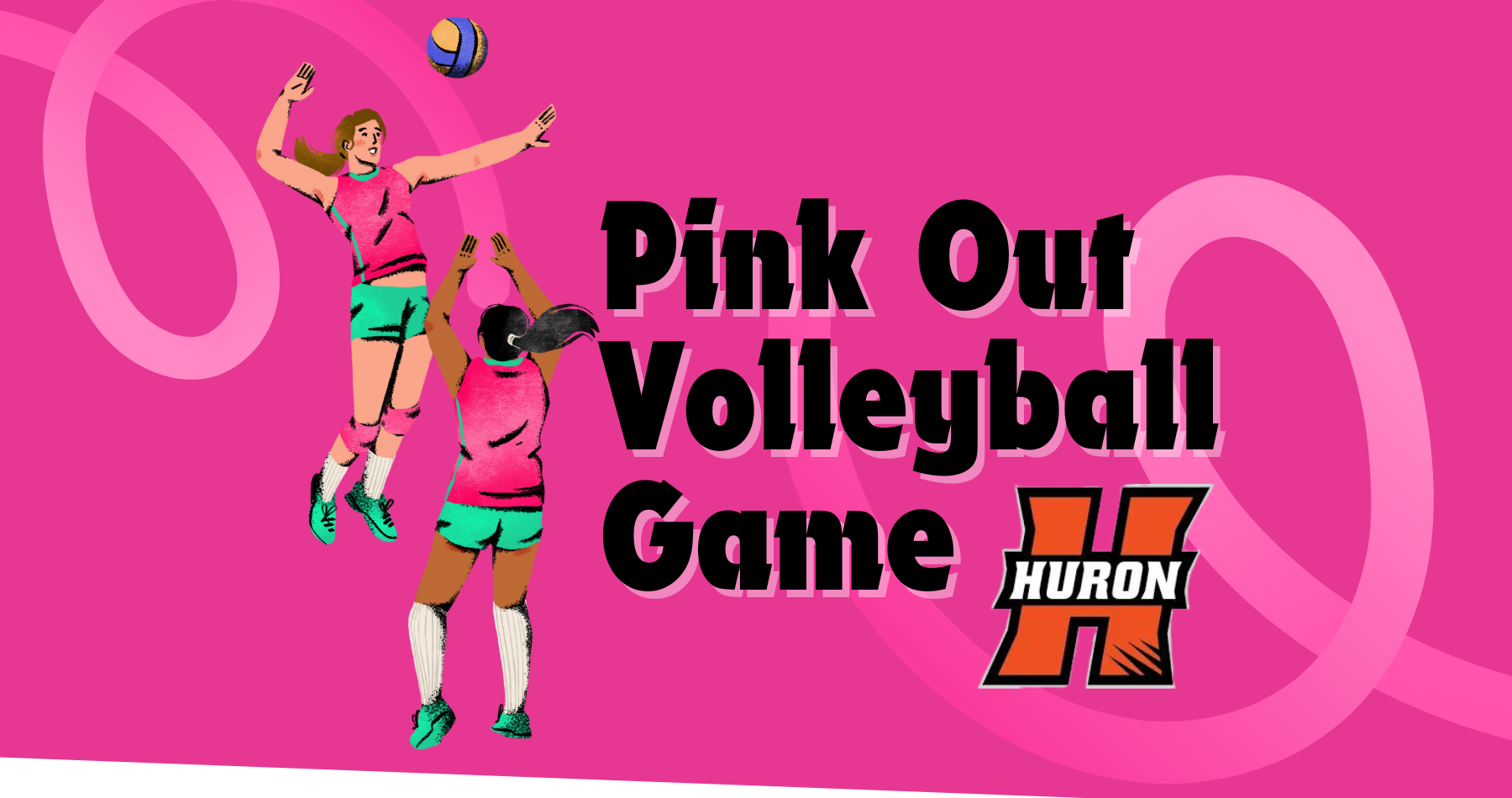 Pink Out Volleyball Game 
