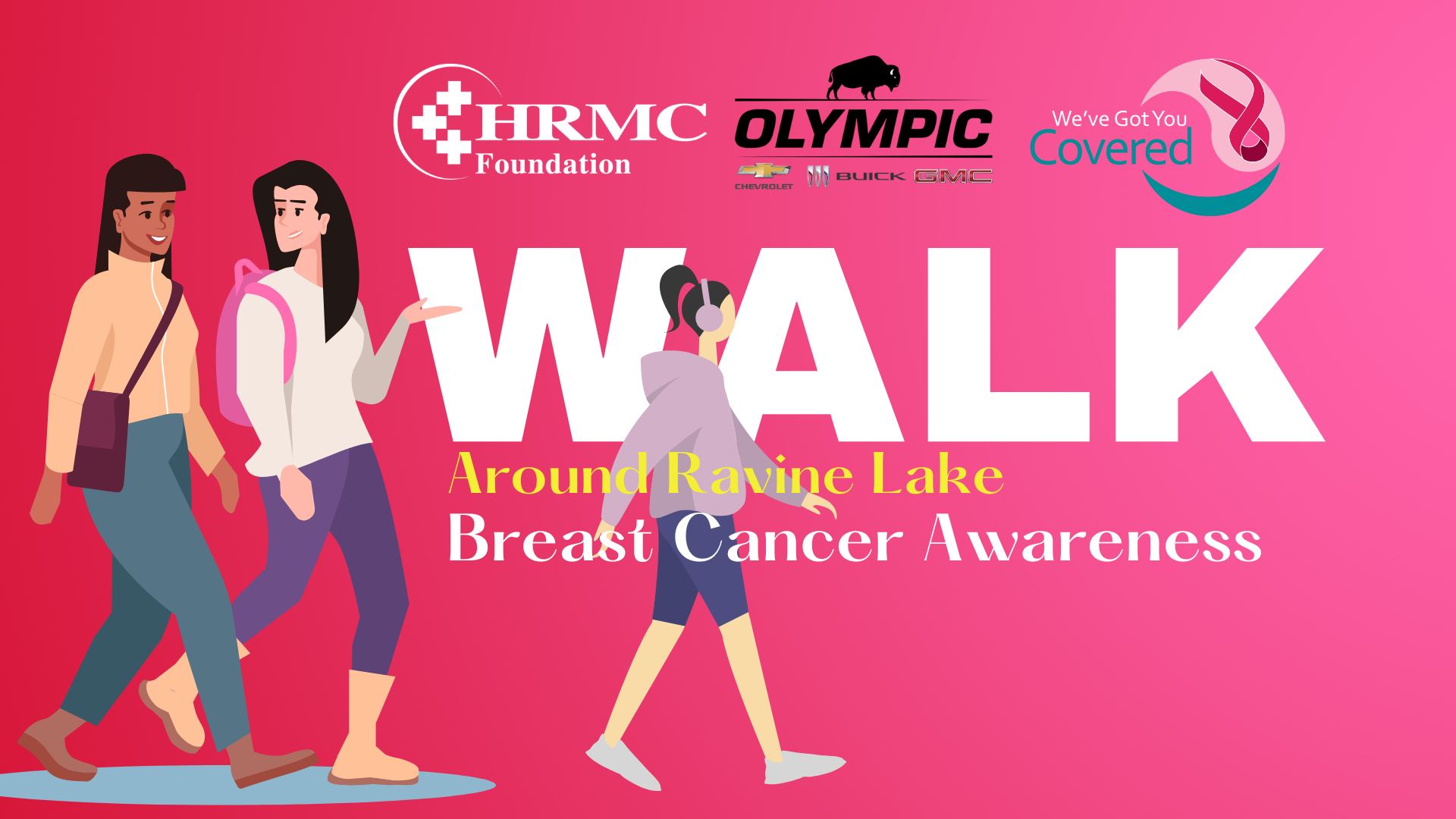 HRMC Foundation and Olympic Motors invite you to Walk for Breast Cancer Awareness