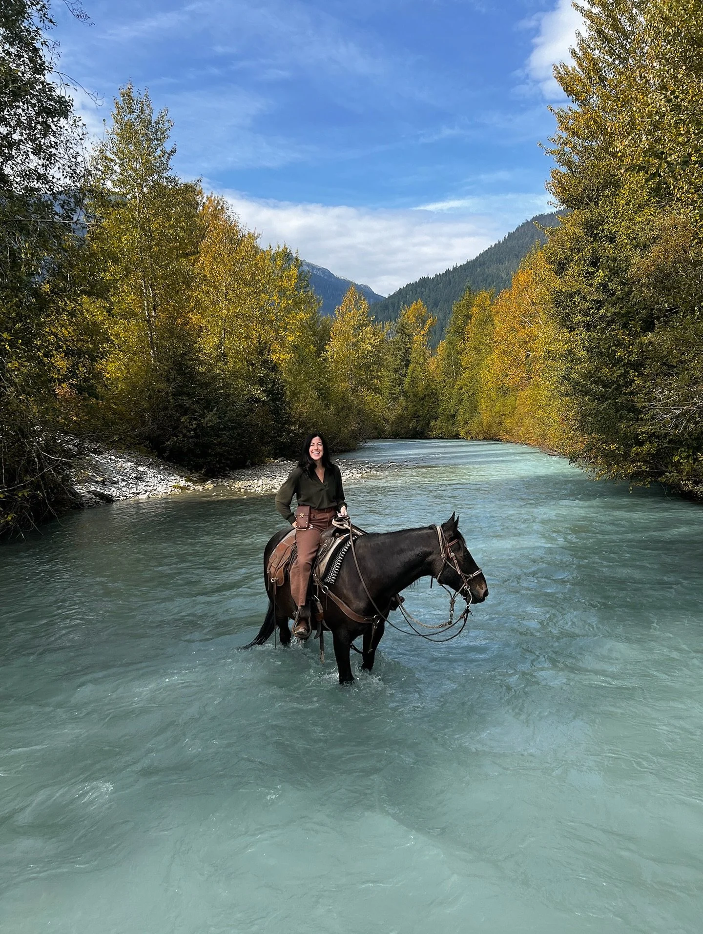 With 2026 being the Year of the Horse, we have our fingers crossed that means it&rsquo;s a bay gelding like Rocky 🤞🏻

#western #whistler #pemberton #canada #horseriding