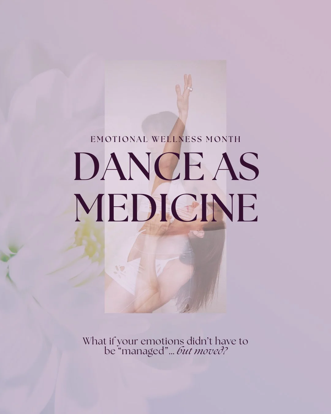October is Emotional Wellness Month, and there is no better medicine for your mood, your energy, and your spirit than conscious movement.⁠
⁠
Nia&reg; lets you move with (not against) your emotions. 💫⁠
⁠
Sadness, joy, overwhelm, curiosity&hellip; we 