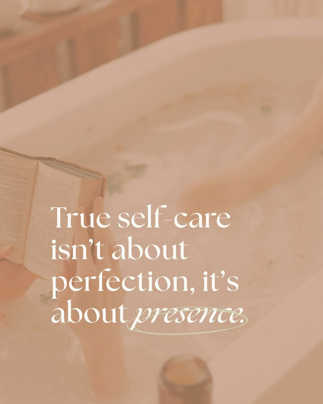 What if self-care didn&rsquo;t have to be another thing on your to-do list?⁠
⁠
True self-care isn&rsquo;t about perfection, it&rsquo;s about presence.⁠
~ It&rsquo;s taking 5 minutes to breathe deeply.⁠
~ It&rsquo;s saying &ldquo;yes&rdquo; to movemen