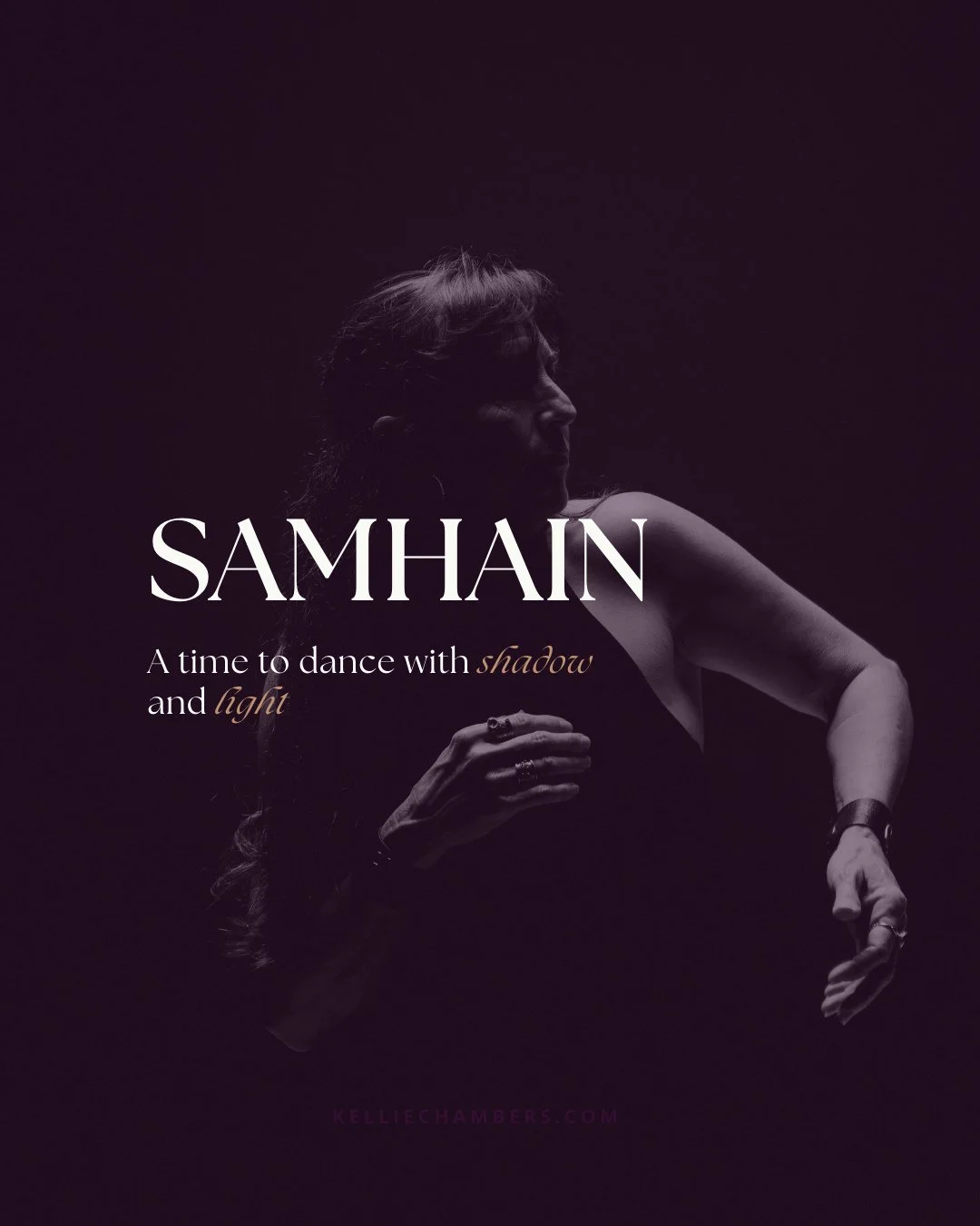 It&rsquo;s not just Halloween. It&rsquo;s a portal. A dance between shadow + light. 🖤⁠
⁠
Samhain is the Celtic New Year, a threshold moment of reflection and renewal. It&rsquo;s a beautiful time to move with your shadows, your stories, and your spar