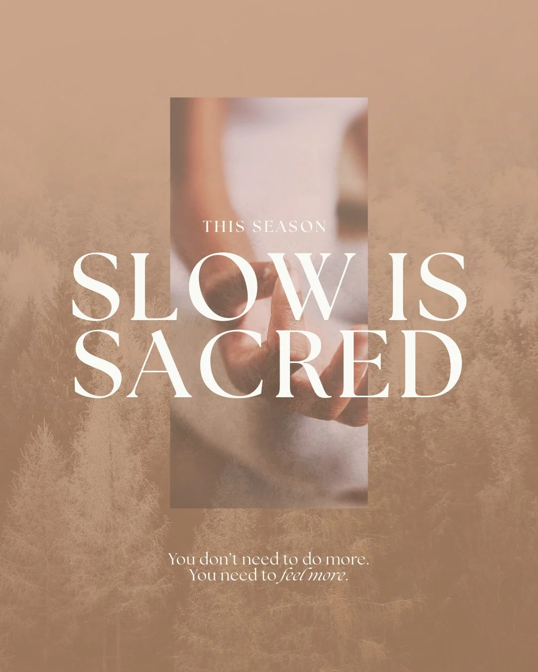 This season, your worth isn&rsquo;t measured by what you do.⁠
It&rsquo;s held in your being.⁠
⁠
Let this be the holiday where you breathe deeper. Move slower. Feel more. 💫 ⁠
⁠
Wishing you a soft, sacred season full of presence&mdash;not perfection.⁠