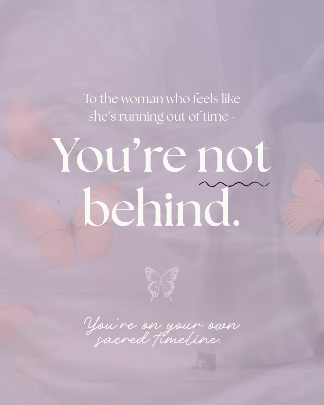 You&rsquo;re not behind.⁠
You&rsquo;re not late.⁠
You&rsquo;re not off track.⁠
⁠
You&rsquo;re becoming.⁠
⁠
✨ Growth doesn&rsquo;t always look like progress. Sometimes it looks like stillness, slowness, rest.⁠
⁠
Trust the pauses. Trust your process.⁠
