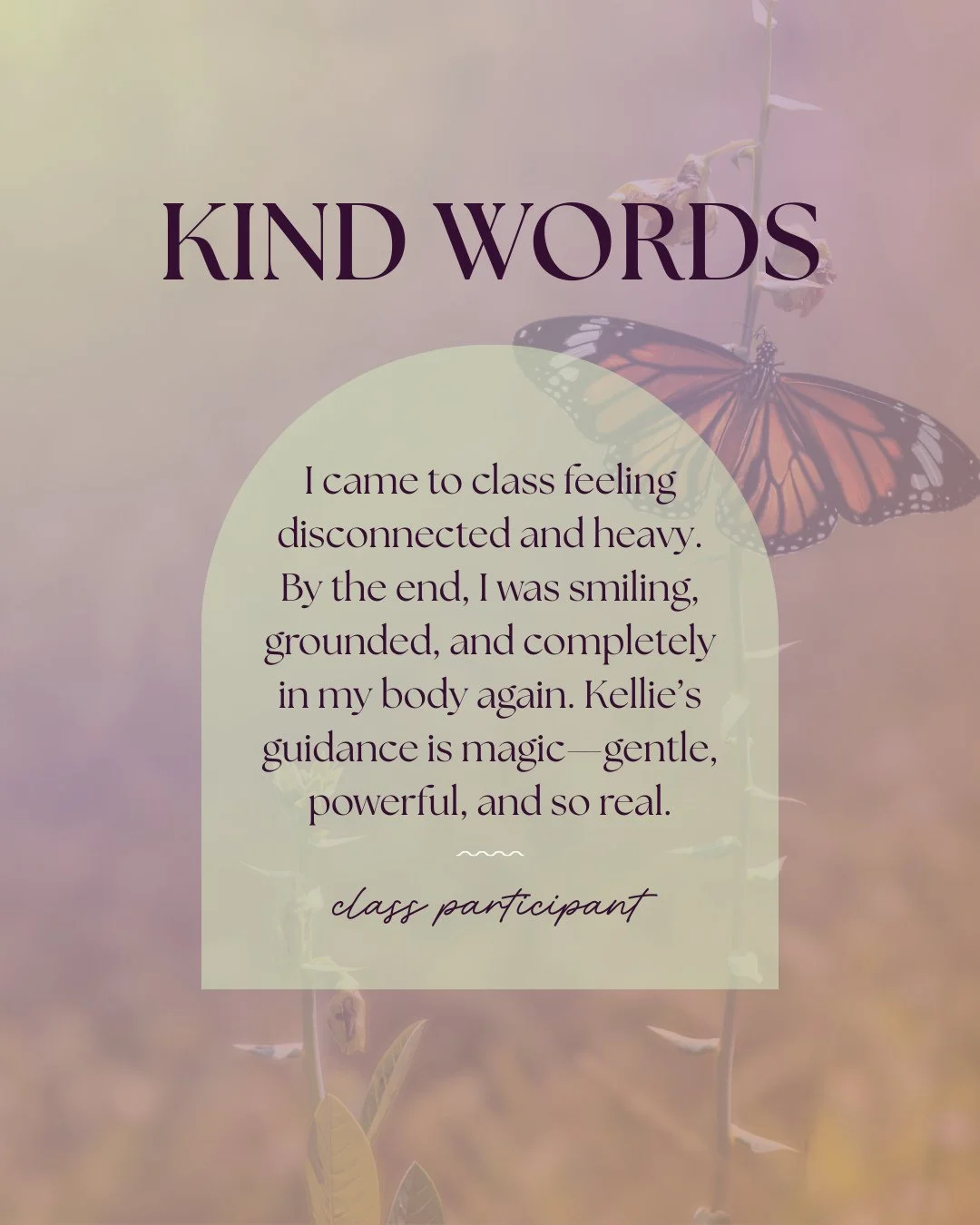 Every time someone steps into class, I&rsquo;m reminded of the healing power of intentional movement.⁠
⁠
This kind of feedback means everything.⁠
If you&rsquo;ve been thinking about joining us&mdash;this is your nudge.⁠
⁠
💌 First class, next retreat