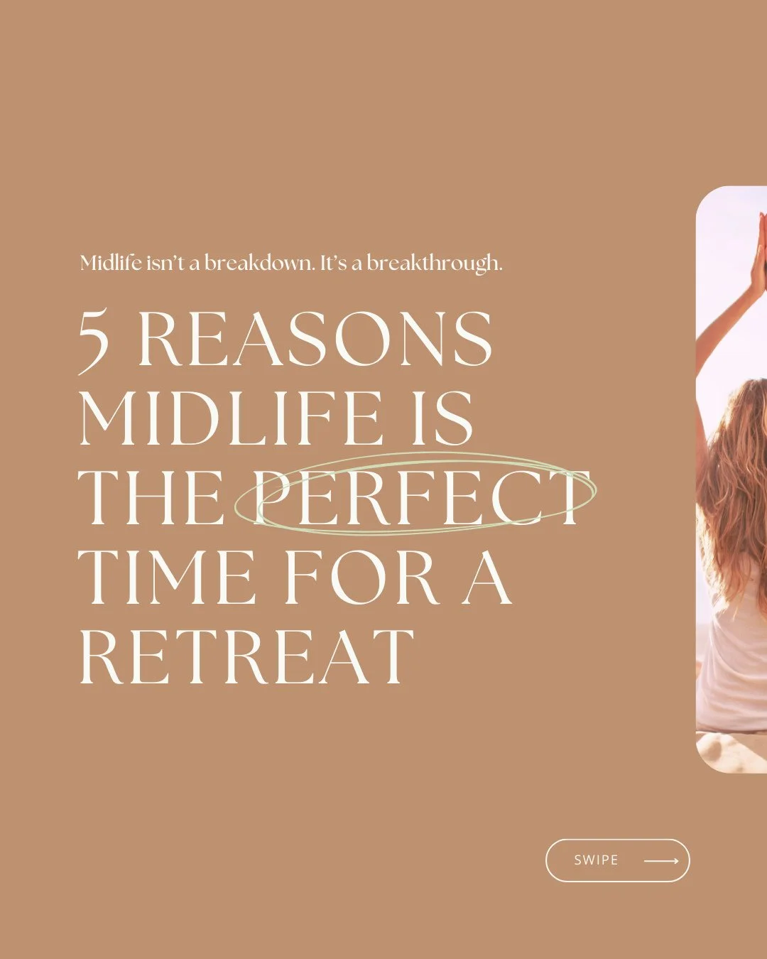 You don&rsquo;t need to wait until you burn out.⁠
⁠
You can choose rest, joy, and reconnection now.⁠
Midlife is sacred&mdash;and retreating is one of the most powerful ways to honor it. ✨ ⁠
⁠
💌 Read through these signs and, if your body says yes, ex