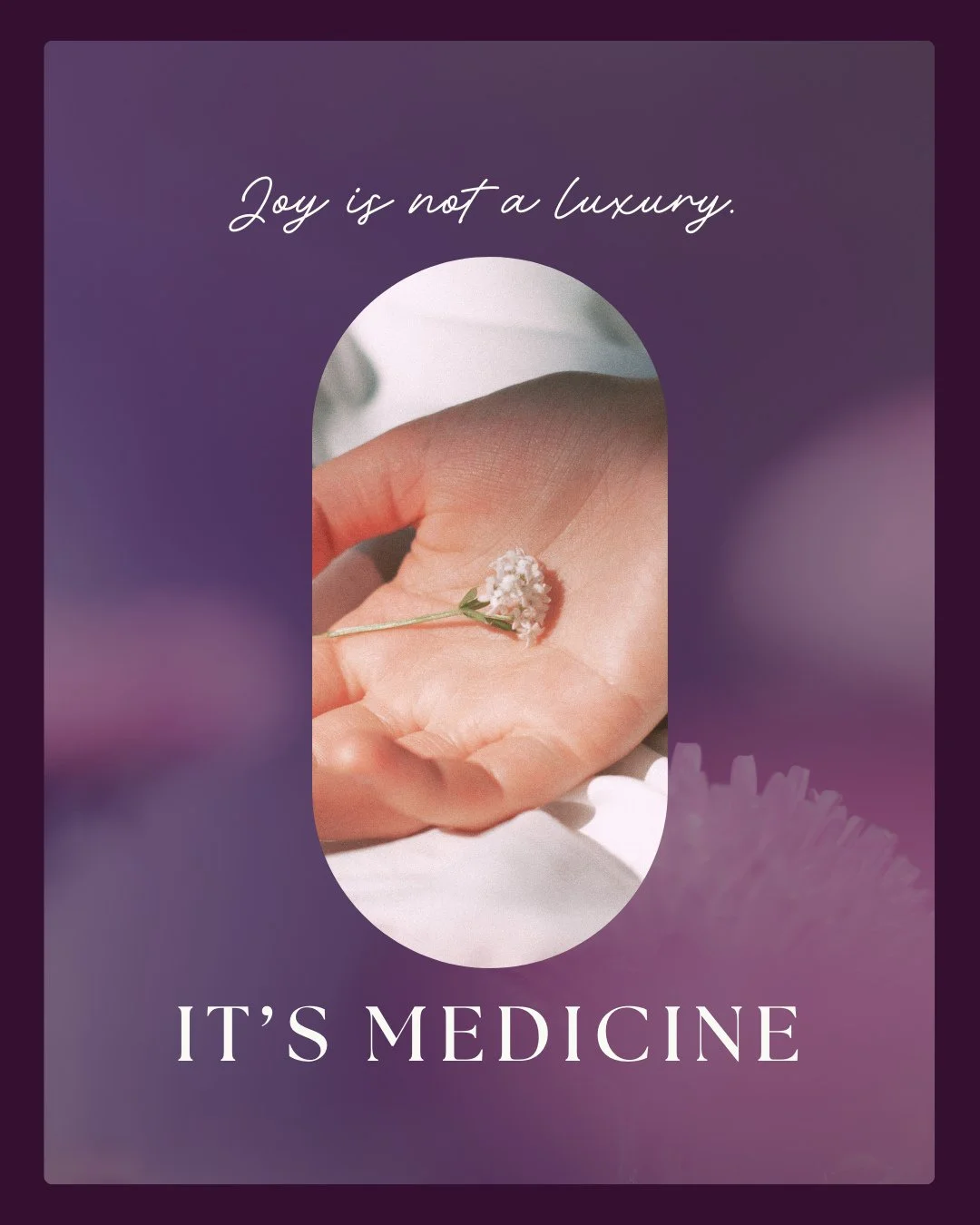 We&rsquo;ve been conditioned to earn joy.⁠
⁠
But joy regulates your nervous system.⁠
Joy metabolizes stress.⁠
Joy builds resilience.⁠
⁠
Joy isn&rsquo;t a reward.⁠
It&rsquo;s a requirement.⁠
⁠
This week, prioritize one joyful movement practice. If you