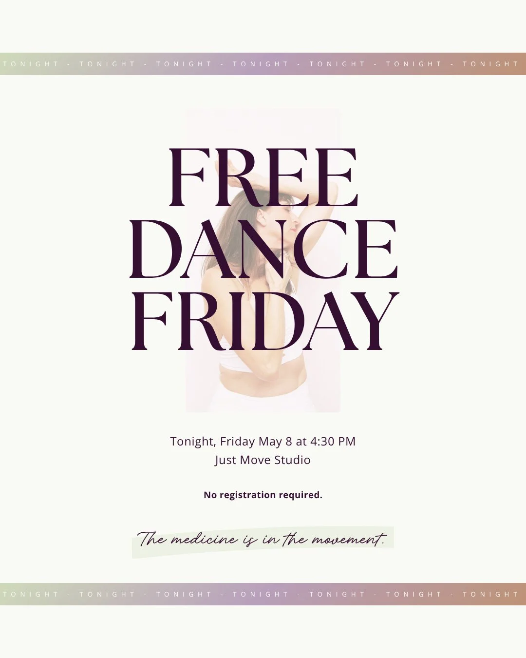 There&rsquo;s something special about moving together at the end of the week.⁠
⁠
Shaking off the stress.⁠
Letting go of what you&rsquo;ve been carrying.⁠
And reconnecting with your body through music and movement.⁠
⁠
✨ Join me for Free Dance Friday.⁠