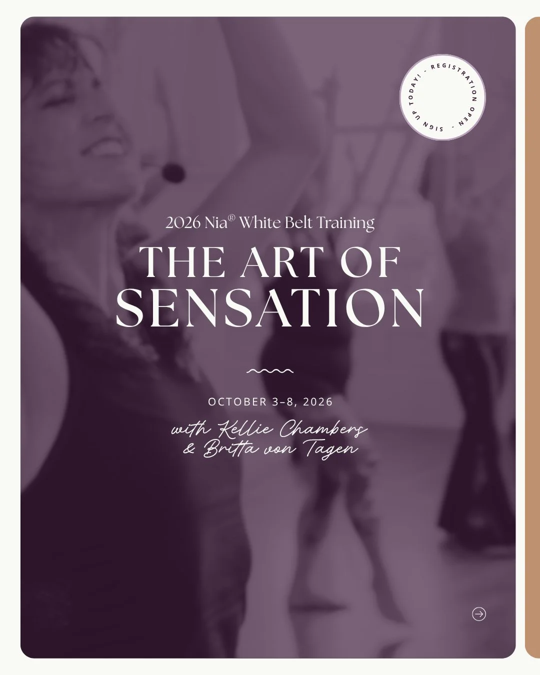 A deeper experience of movement is waiting for you.⁠
⁠
There comes a moment when movement becomes something more.⁠
⁠
More than exercise.⁠
More than routine.⁠
⁠
A pathway into deeper awareness, connection, and transformation.⁠
⁠
Nia&reg; White Belt is