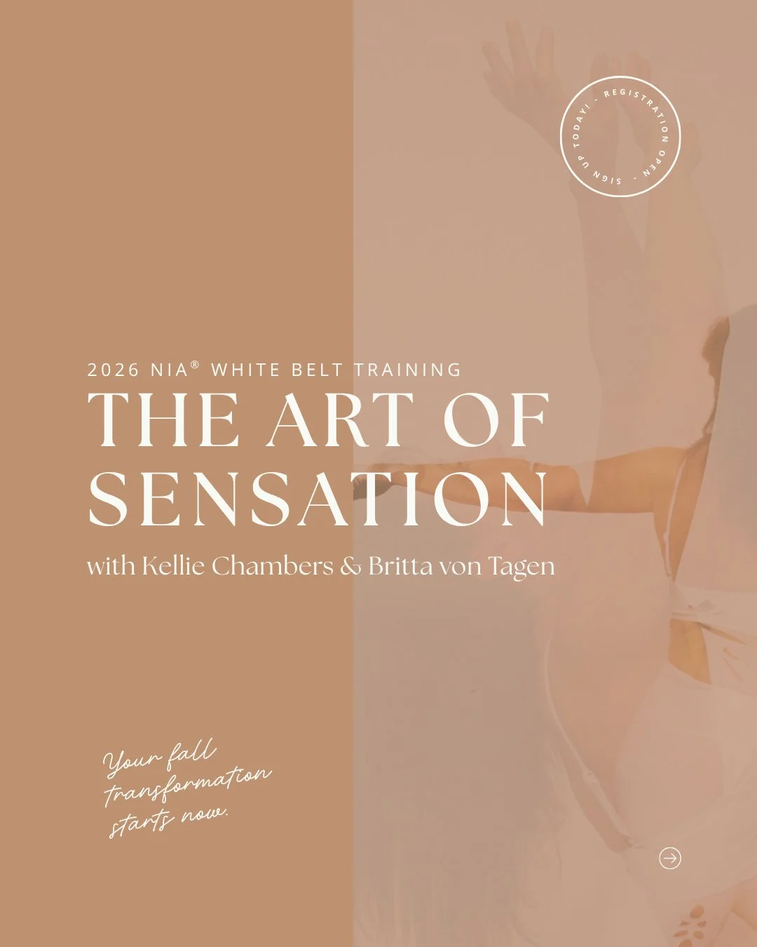We often wait until fall to reset.⁠
⁠
But transformation doesn&rsquo;t begin in the future&mdash;it begins with the decisions we make now.⁠
⁠
Nia&reg; White Belt offers a powerful opportunity to reconnect with your body, deepen your awareness, and cr