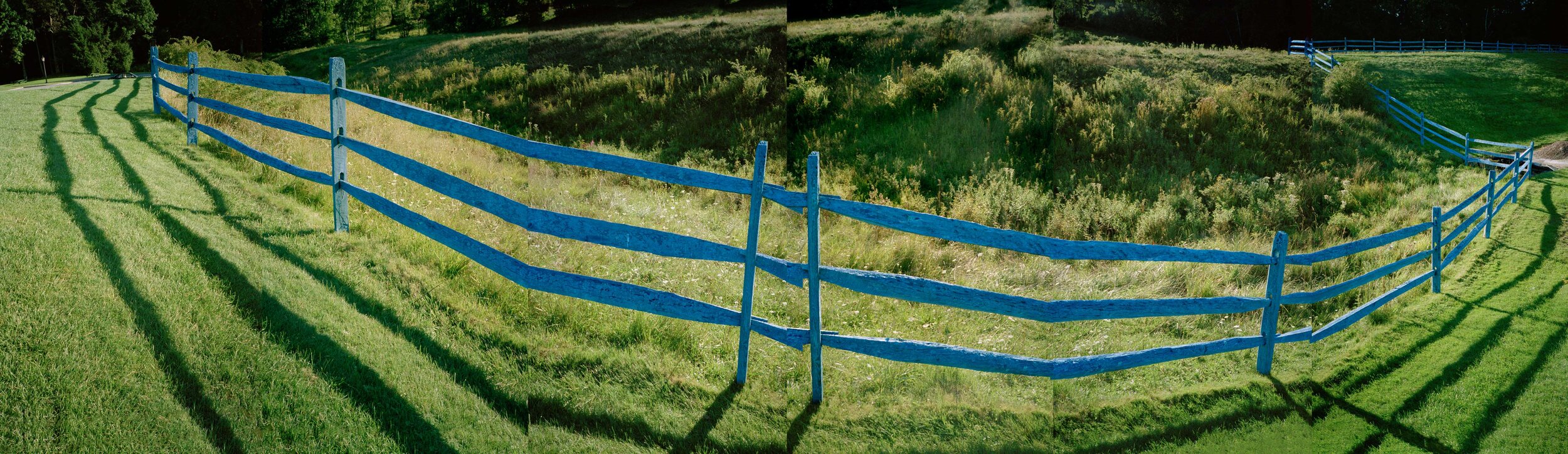 Blue Fence