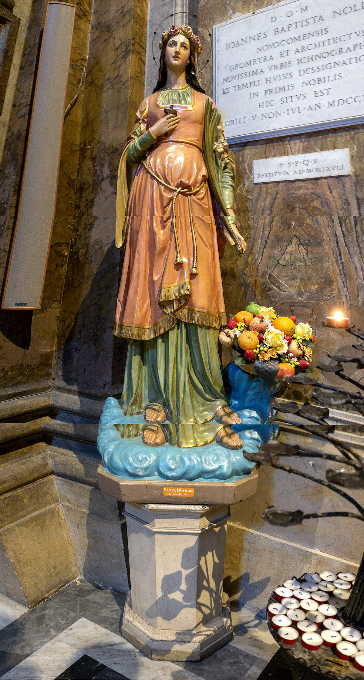 St Dorothy, Patron of Gardeners, Rome- In Time of Plague