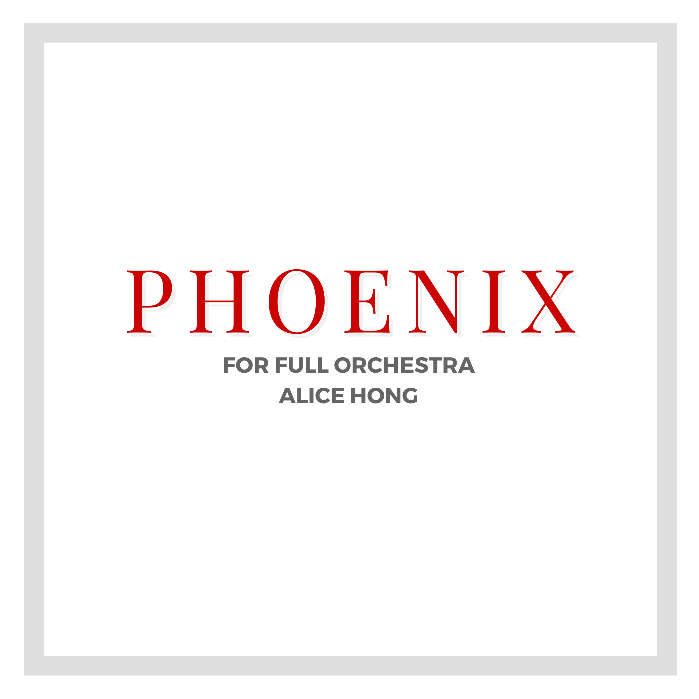 Phoenix (For Full Orchestra)