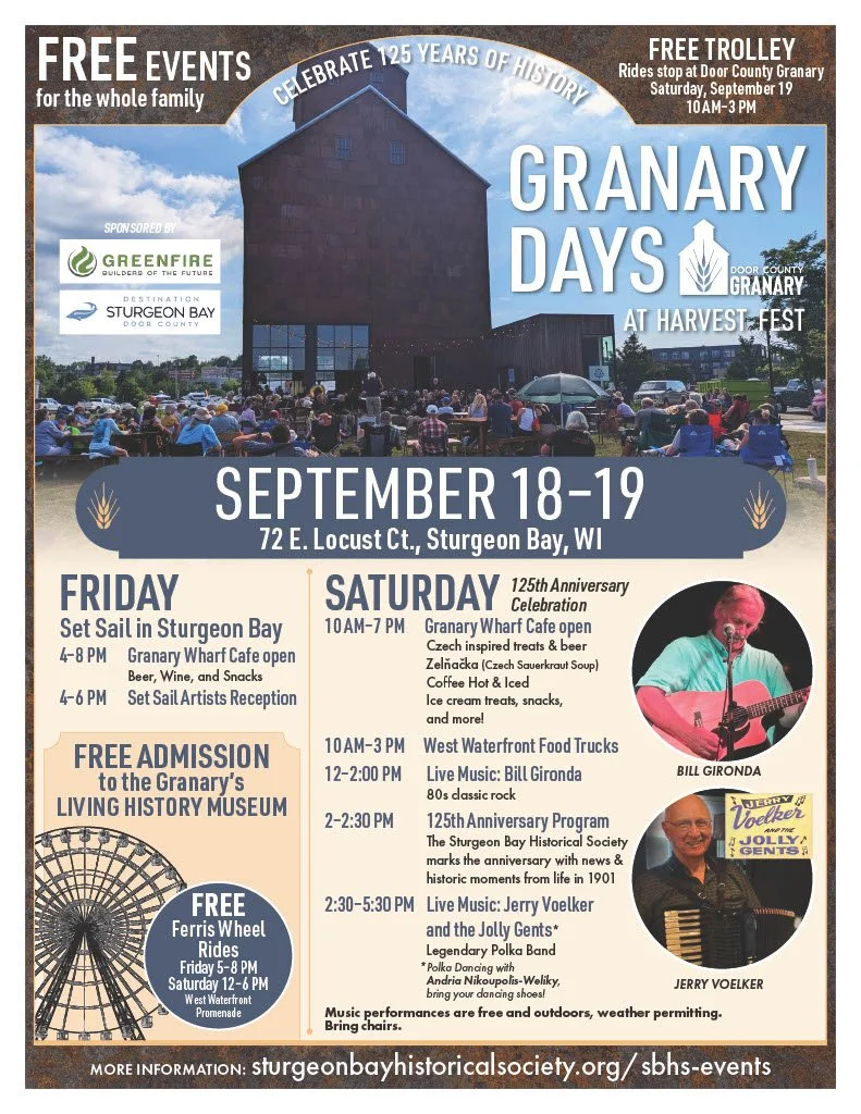 GRANARY DAYS at Harvest Fest: Granary's 125th Anniversary