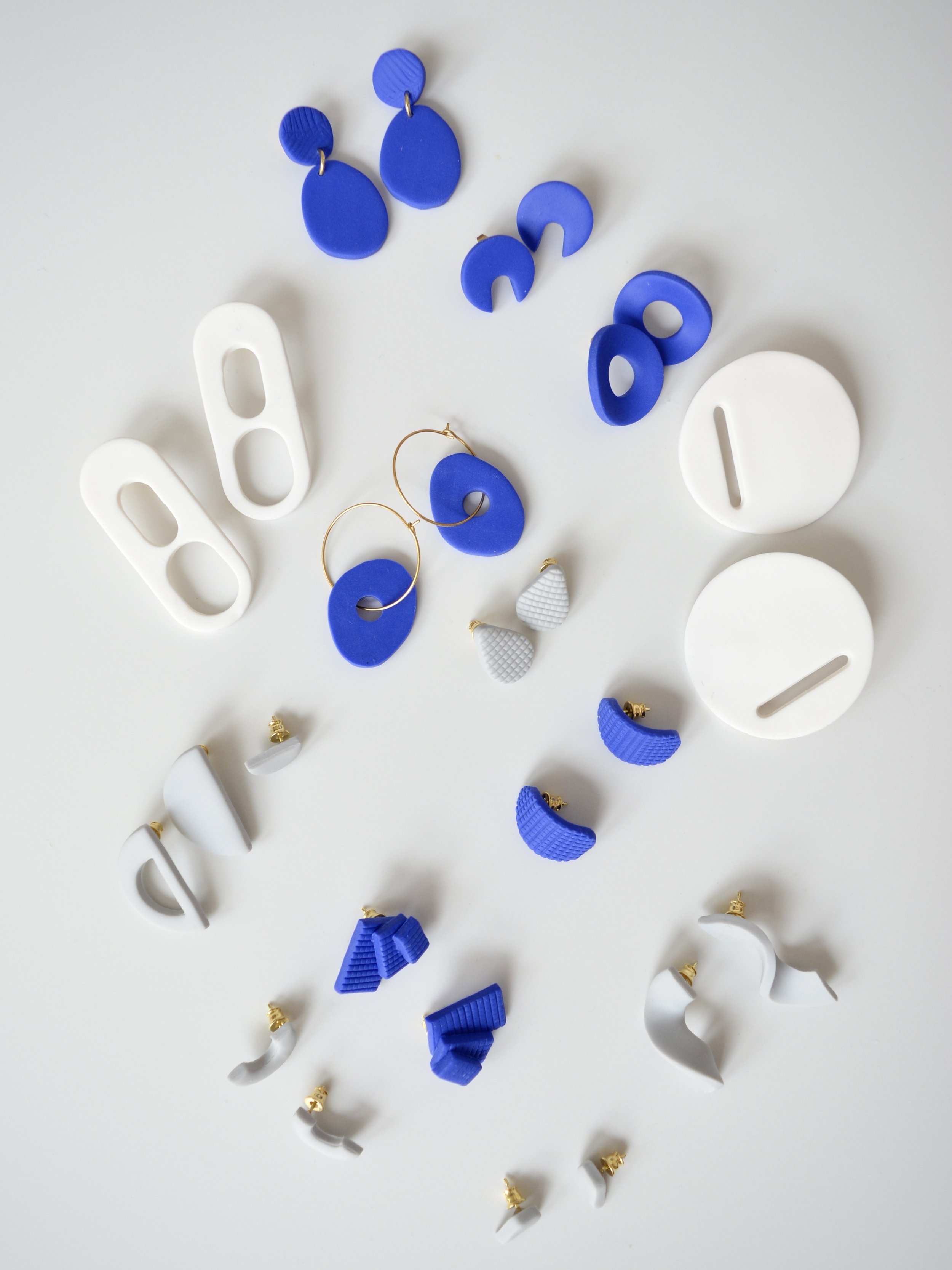 Polymer clay earrings / in Maia / for beginners / EN / 23rd of March 2024 — piino