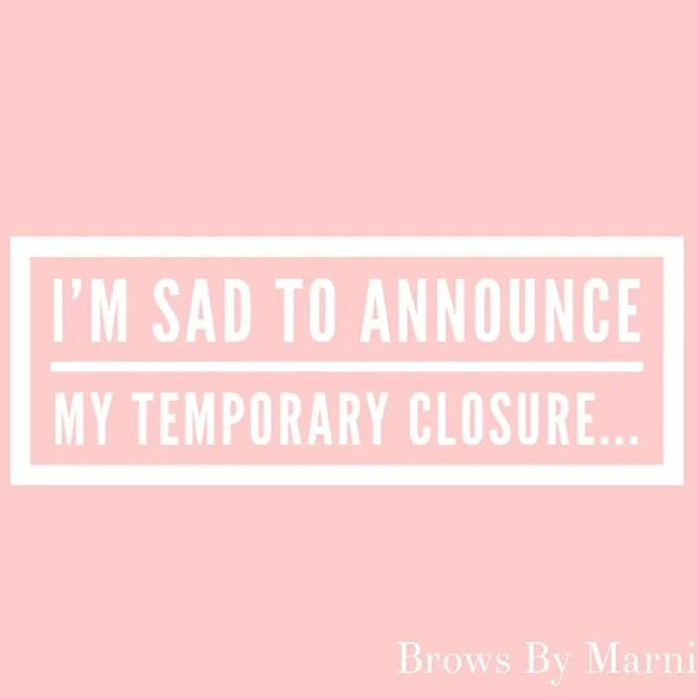 Hello beautiful people ❤️ I&rsquo;m sad to announce that my studio will be closed for a little while 😿 It&rsquo;s such a mad time to be alive, hey?!!! I&rsquo;m closing to ensure I stop the spread, and keep my family and friends, and greater communi