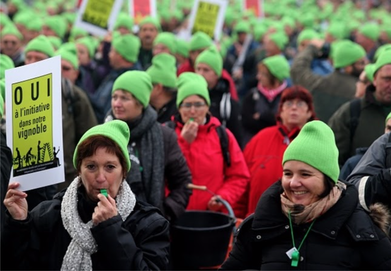 French farmers strike in 2014