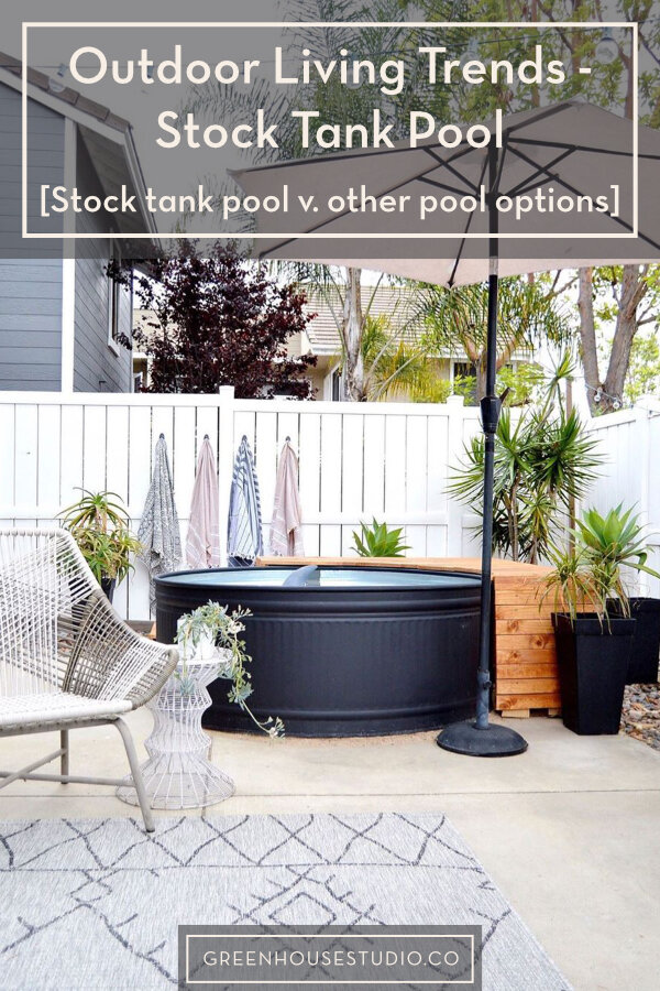 Stock Tank Pool Diy Outdoor Living Trends Greenhouse Studio - Stock Tank Pool Deck Diy
