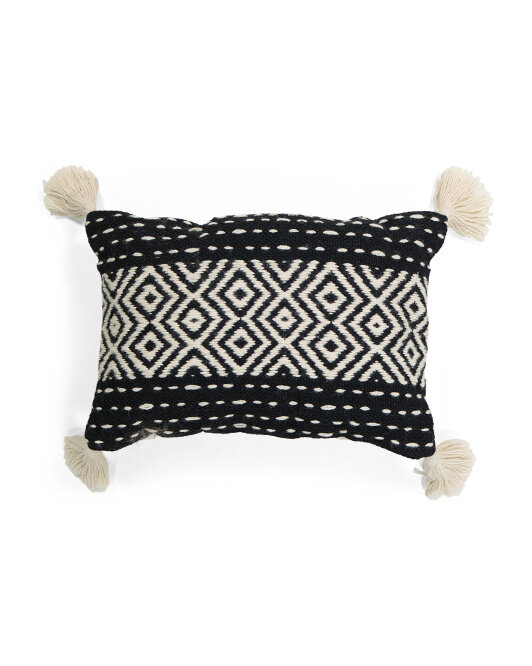 Indoor/Outdoor Boho Pillow, TJ Maxx