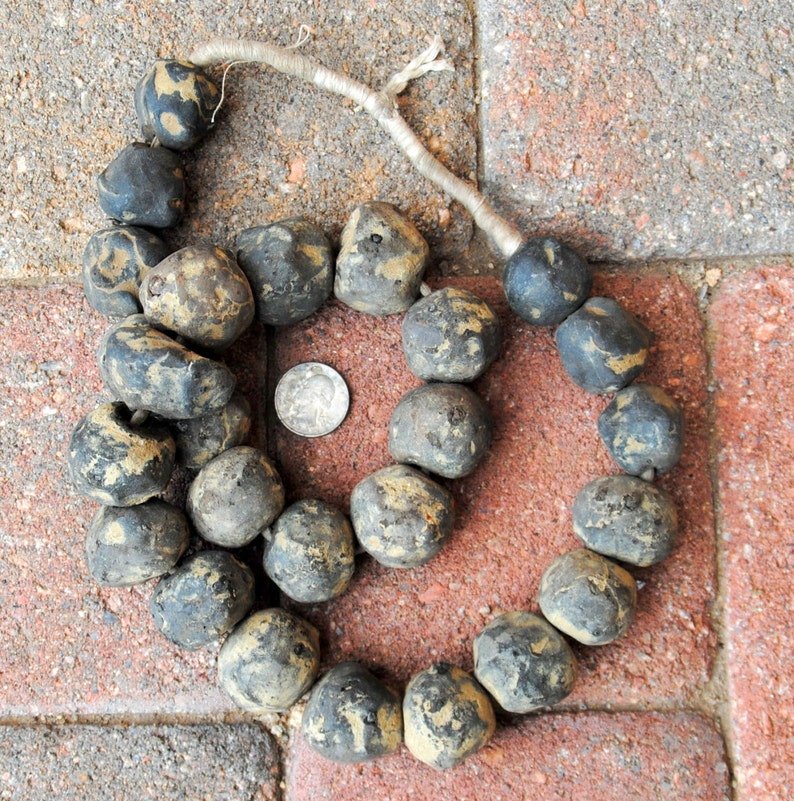 Antique Mali Clay Beads, Etsy