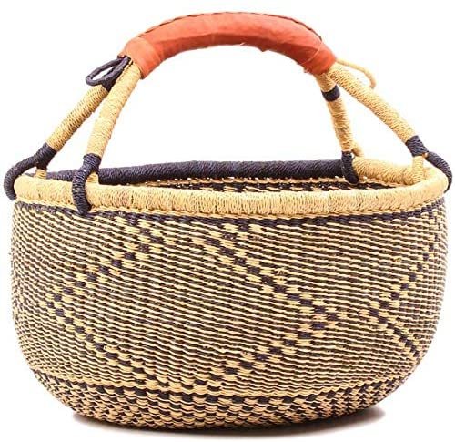 Fair Trade Ghana Bolga Large Basket, Amazon