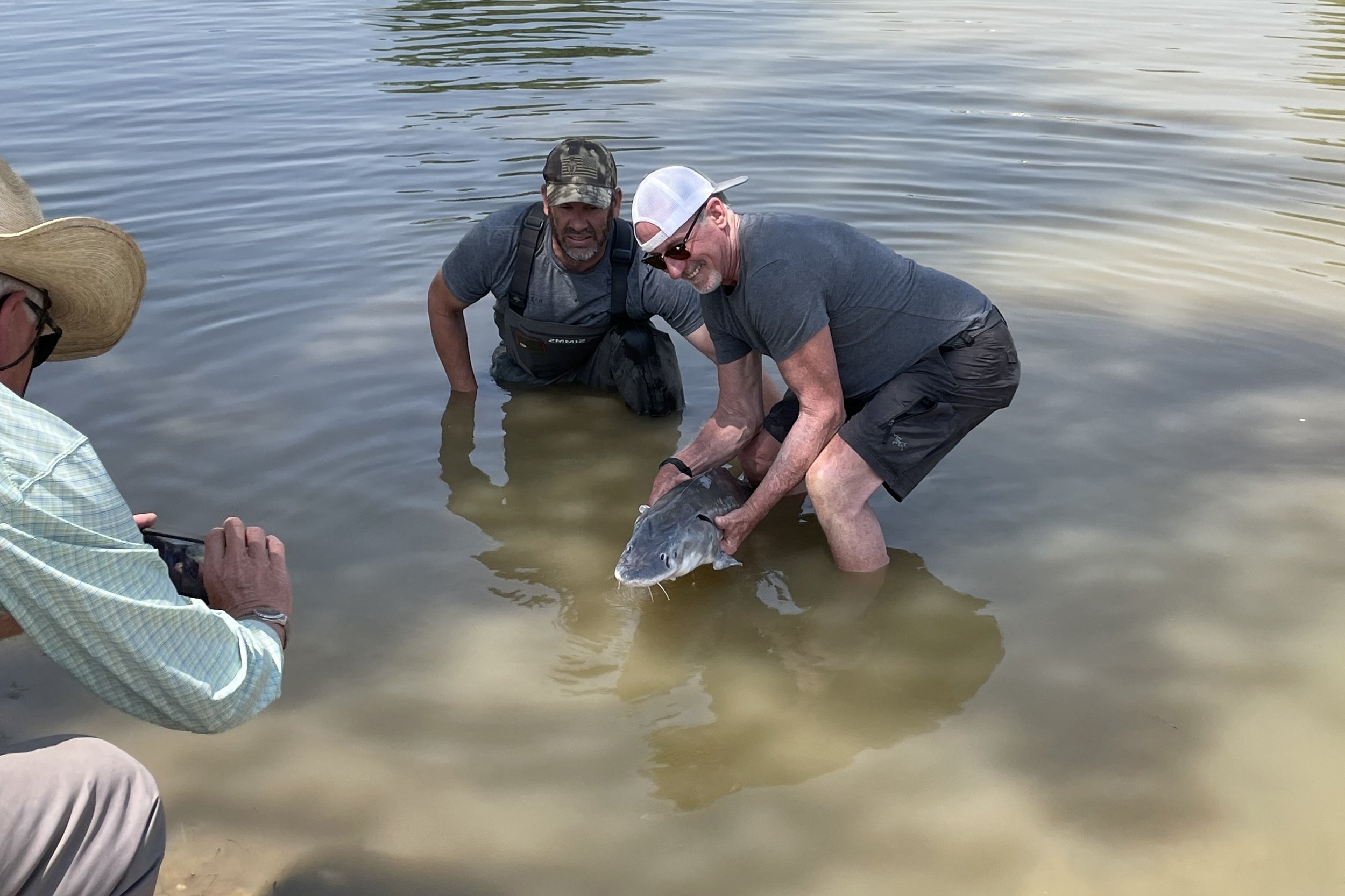 Schwartz Sturgeon Pond Fishing Day