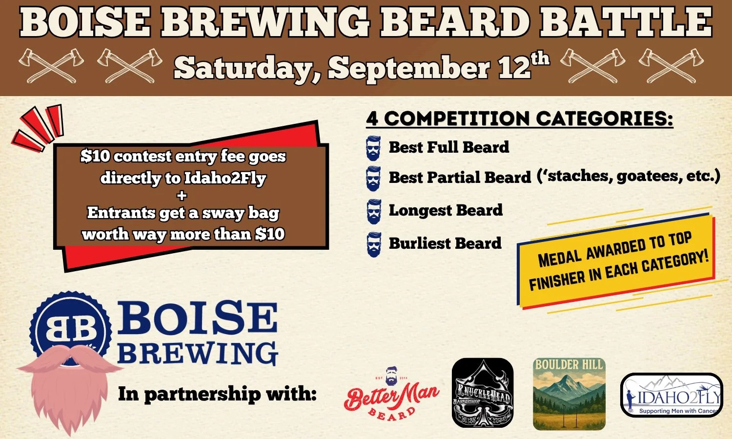 Boise Brewing Beard Battle