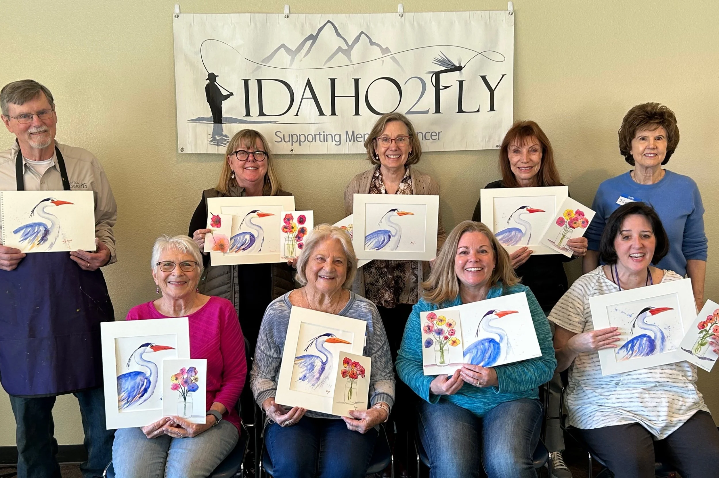 Watercolor 101 Class for Spouses