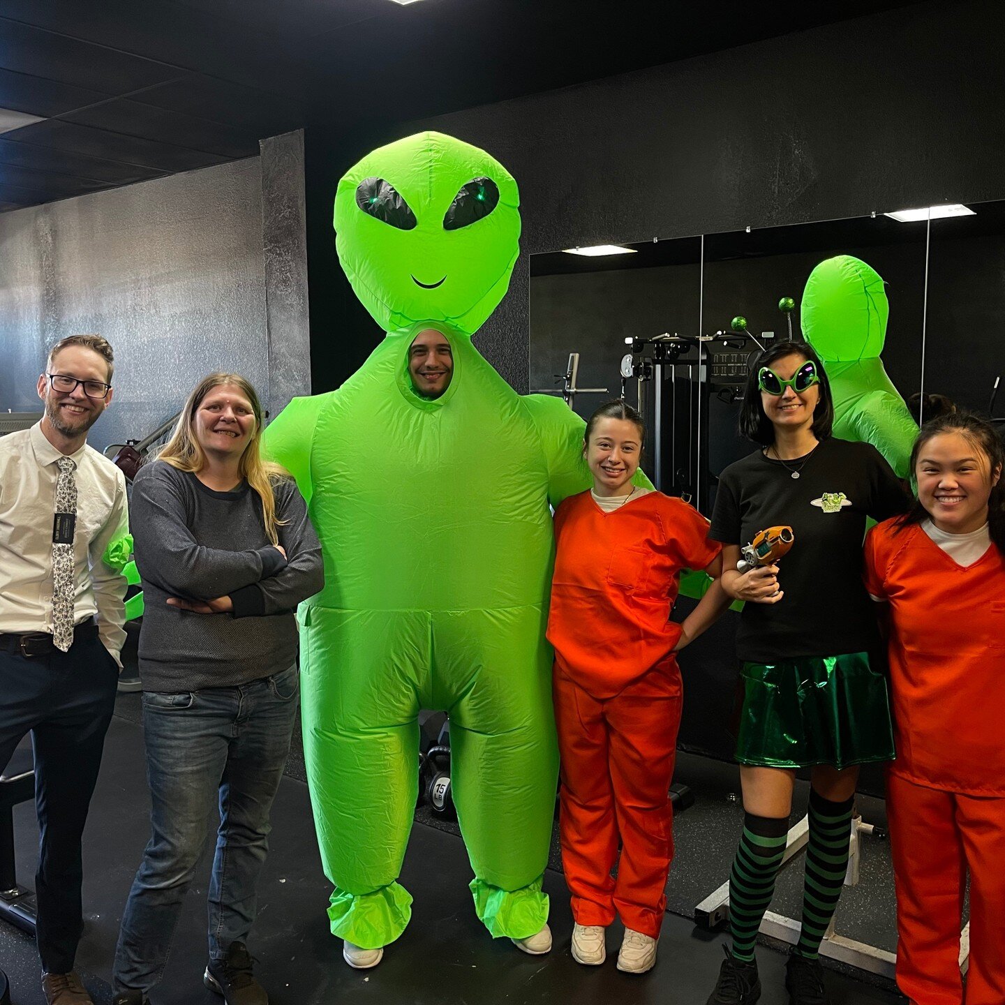 Out of This World Halloween here at UFO Fitness. Come join the fun! Call for more info!