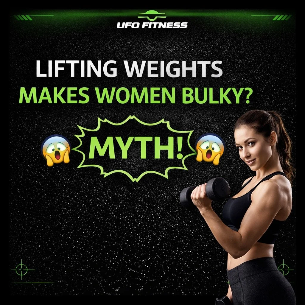 WE HEAR THIS ONE ALL THE TIME!
This myth dies here and now! 

Ladies, please do not be afraid to lift heavy weight, you will NOT get &ldquo;bulky&rdquo;. 

#fitness #myth #coaching