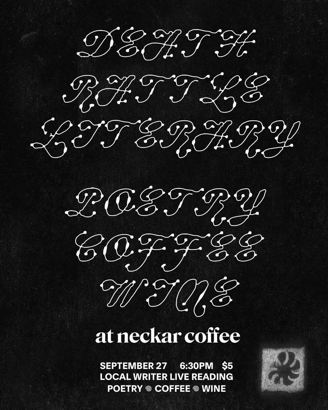 Poetry 𖦹 Coffee 𖦹 Wine at Neckar Coffee