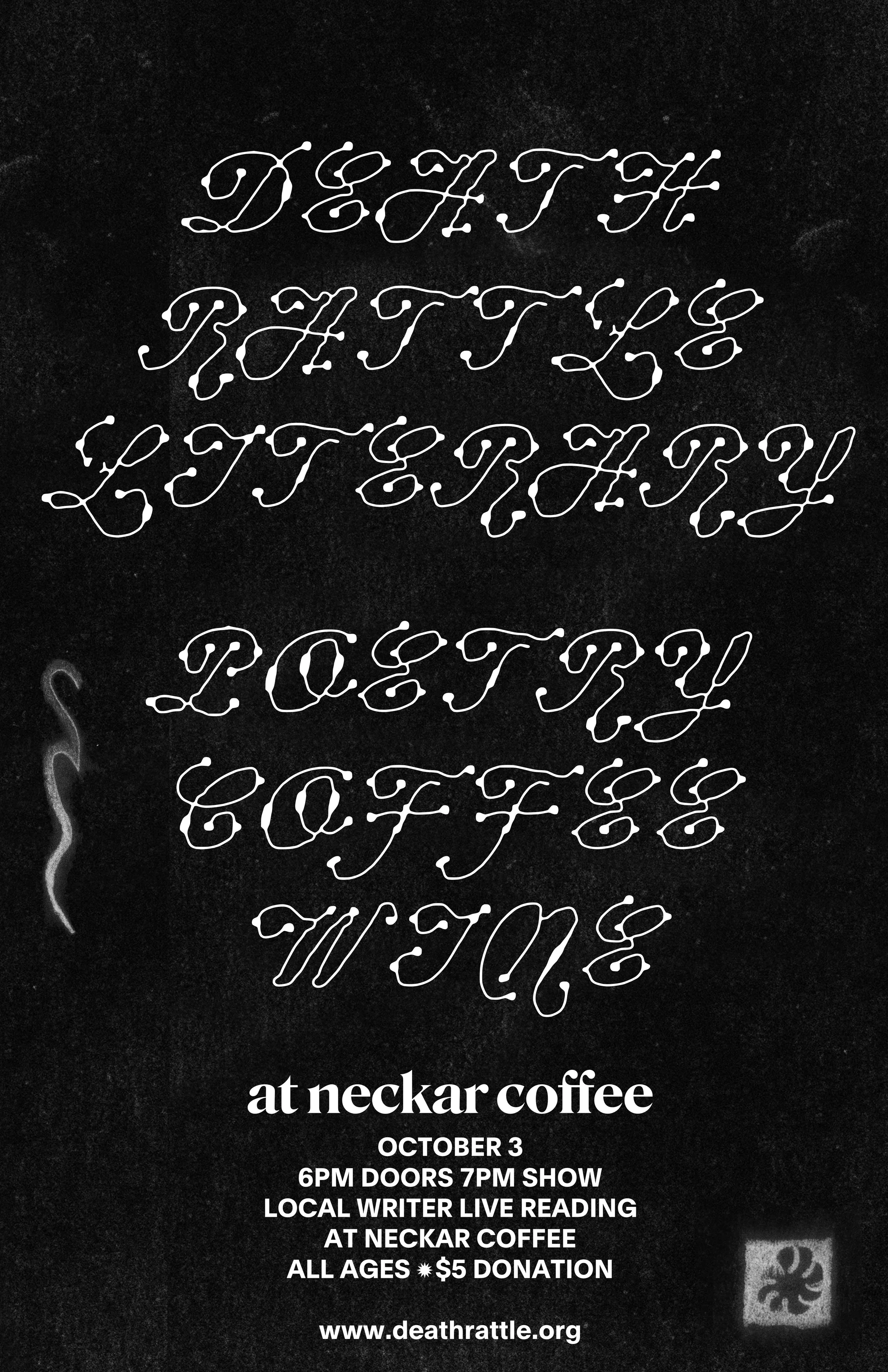 Poetry 𖦹 Coffee 𖦹 Wine at Neckar Coffee