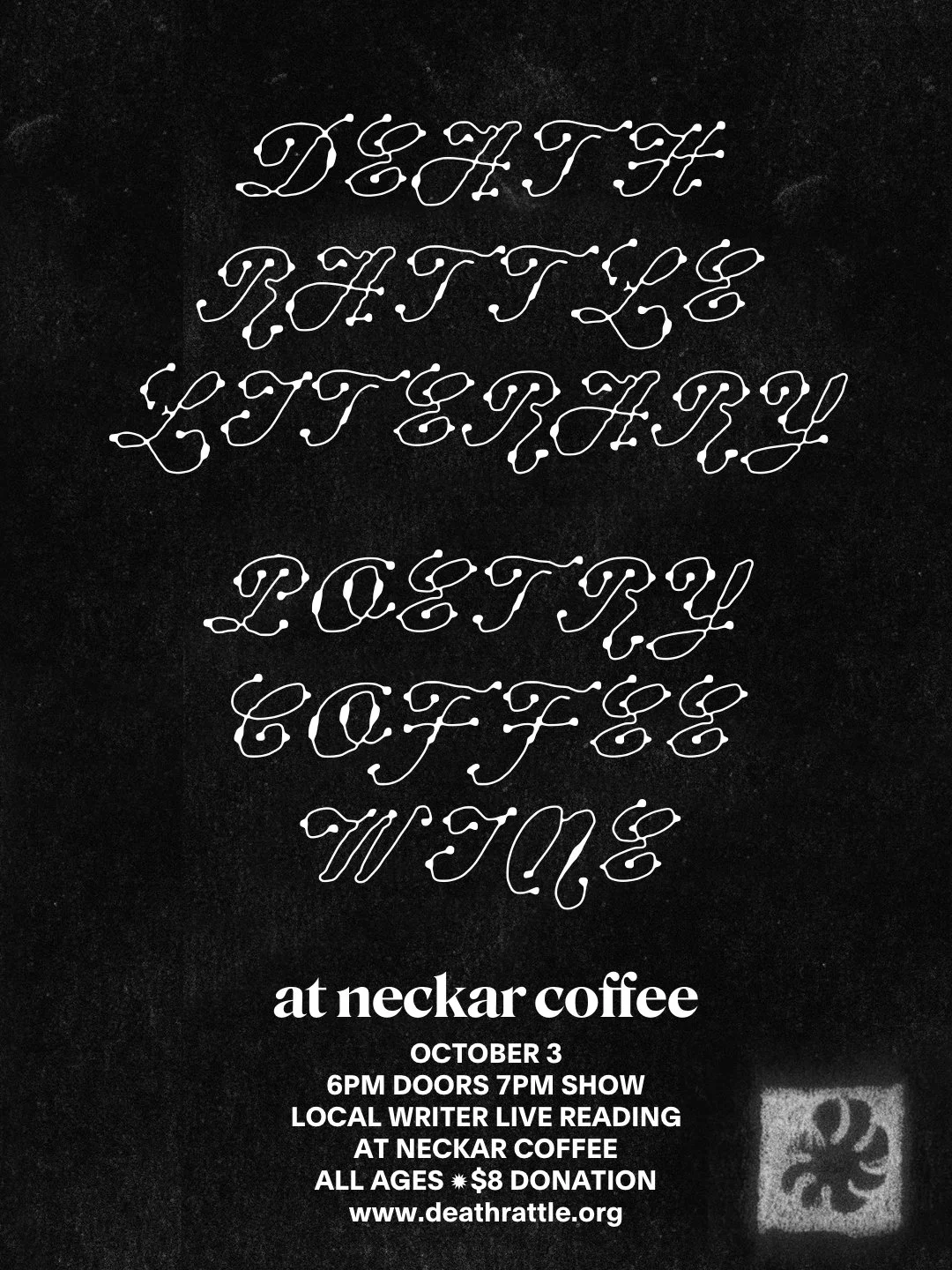 Poetry 𖦹 Coffee 𖦹 Wine at Neckar Coffee