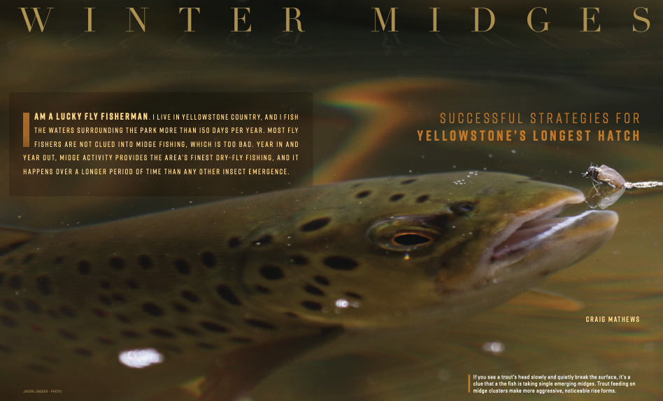 WINTER MIDGES — YELLOWSTONE CONSERVATION AND FLY FISHING WITH