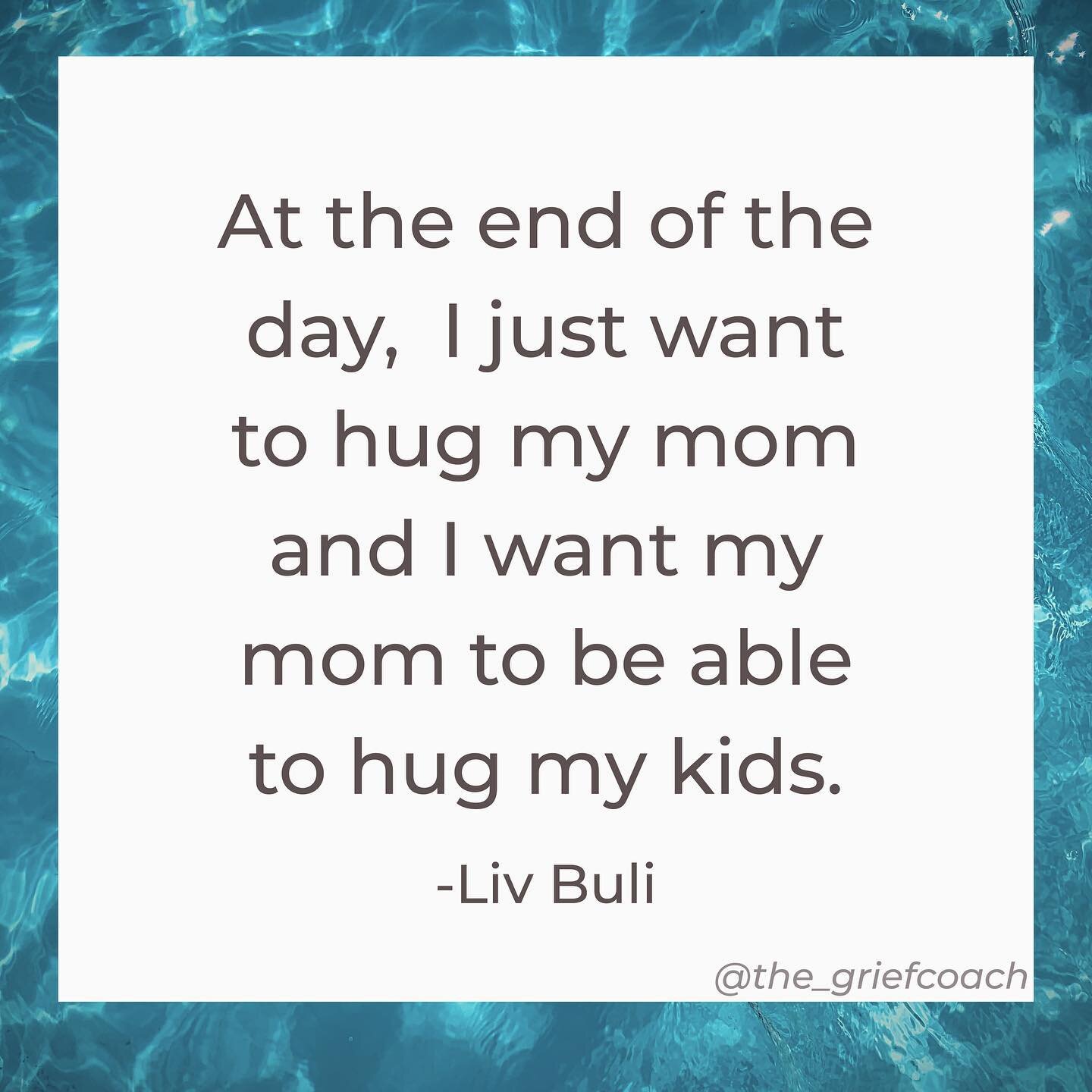 Have you listened to episode 68 with Liv Buli, founder of @bluehousehome yet? Liv shares her experience grieving due to the distance between her and her family during the pandemic. Liv&rsquo;s experience is common to those with family all over the wo