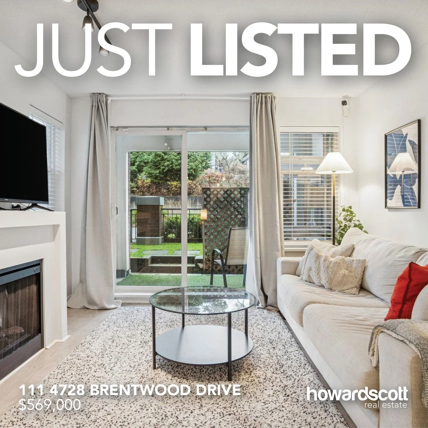 JUST LISTED! An expansive 1 bedroom home with a yard, and 2 parking - a rare offering in Brentwood Gate's The Varley. This this well-laid-out ground-floor home offers open-concept living with a spacious kitchen featuring granite countertops, stainles