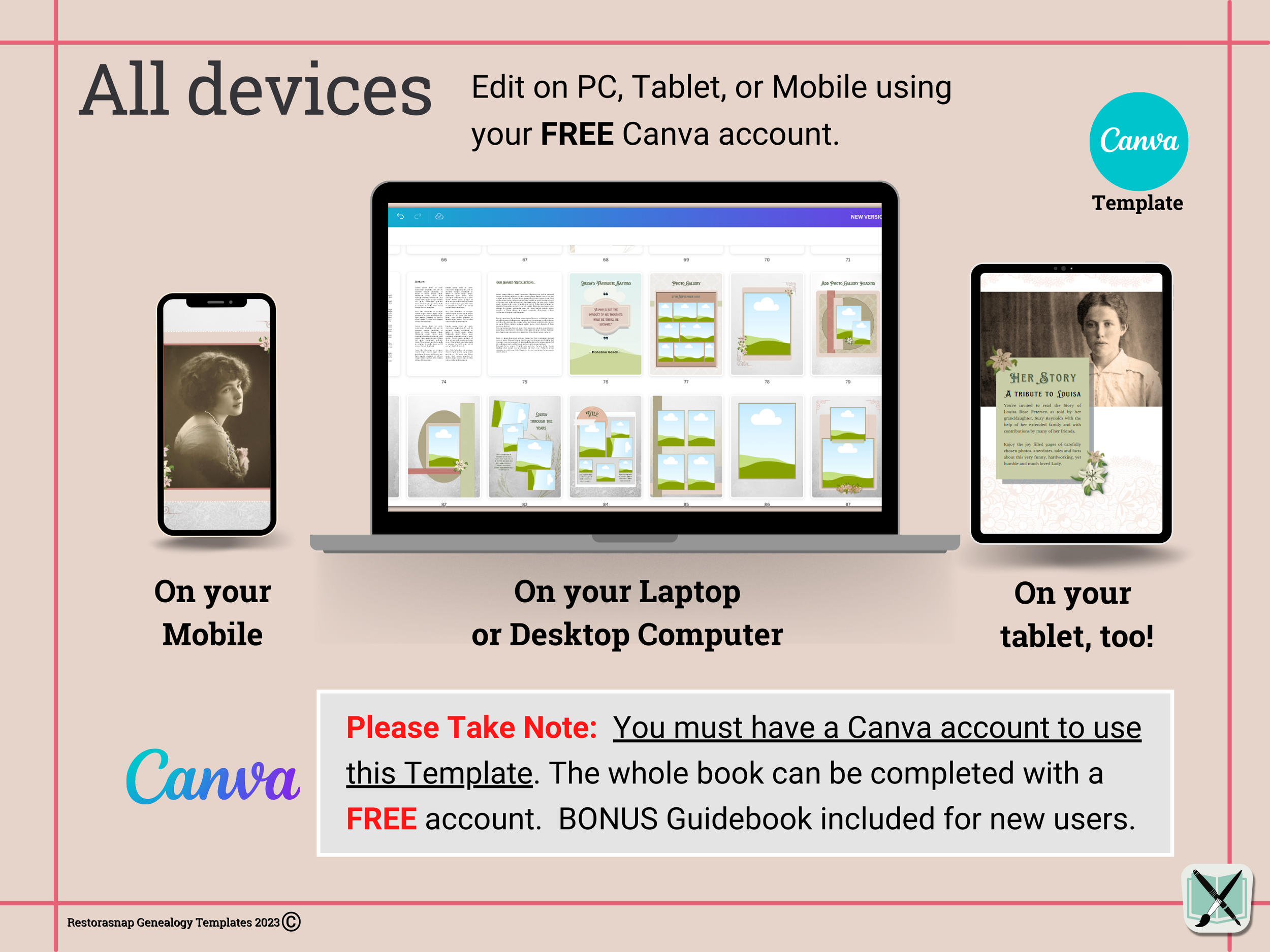 HOW TO USE RESTORASNAP CANVA GENEALOGY BOOK TEMPLATE KITS.png