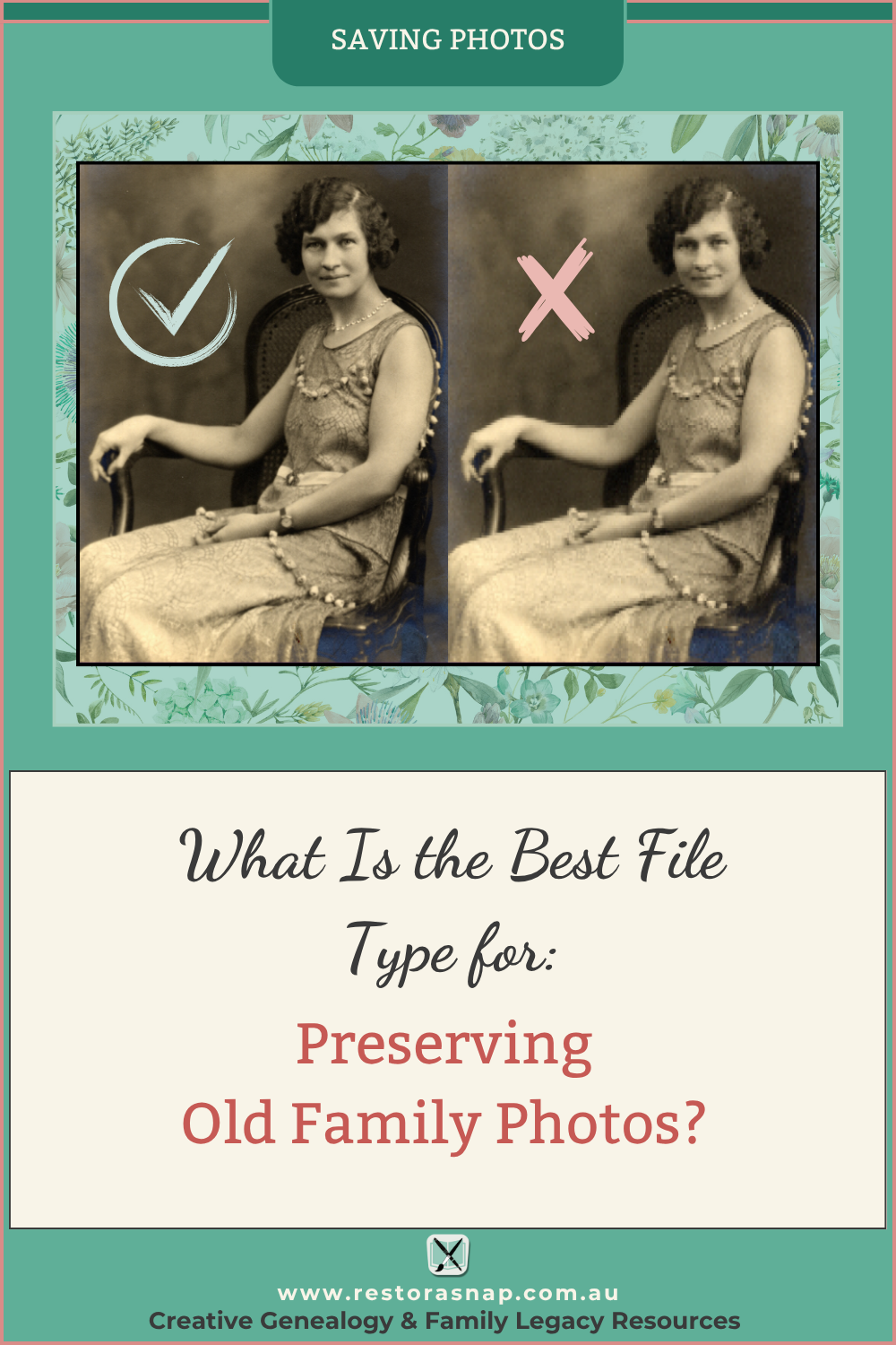 The Secret to Preserving Your Genealogy Photos properly: Understanding Lossy vs Lossless Files