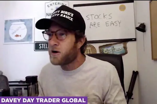 Dave Portnoy’s live streamed stock trading, one of many marketing stunts that have gone viral. Source: Twitter
