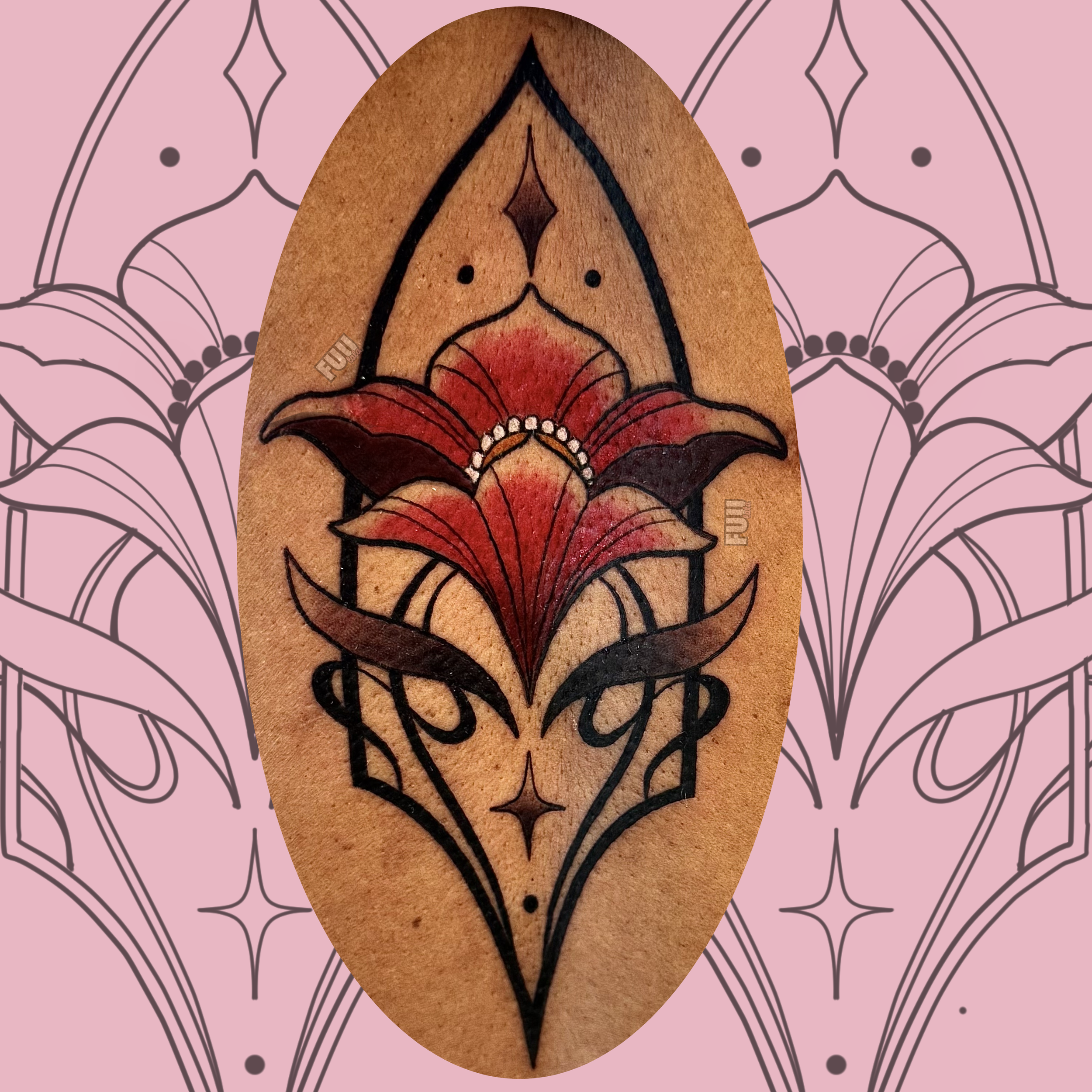 2025 - Custom, Art Nouveau Ornamental