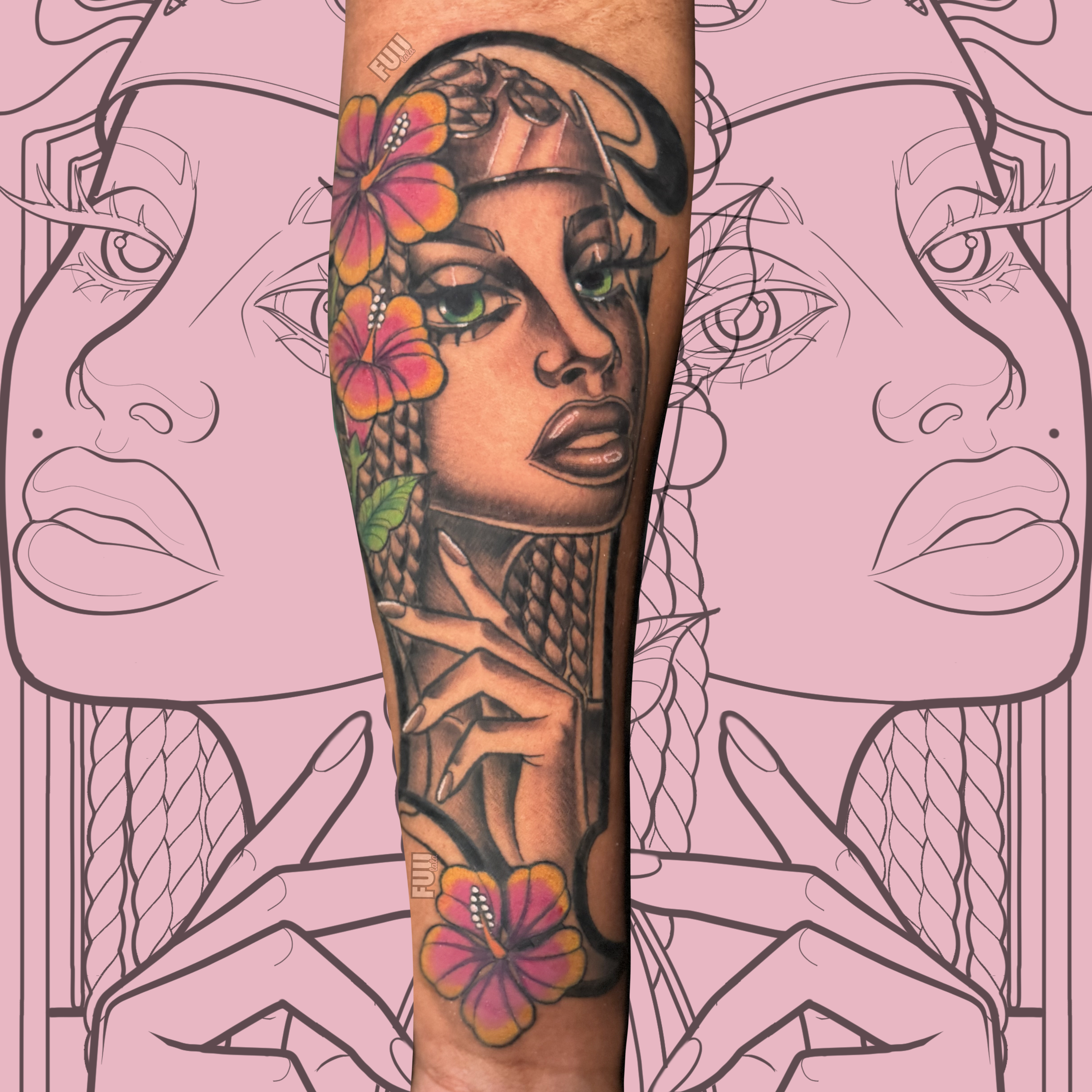 2025 - Custom, Neotraditional Queen Ladyhead