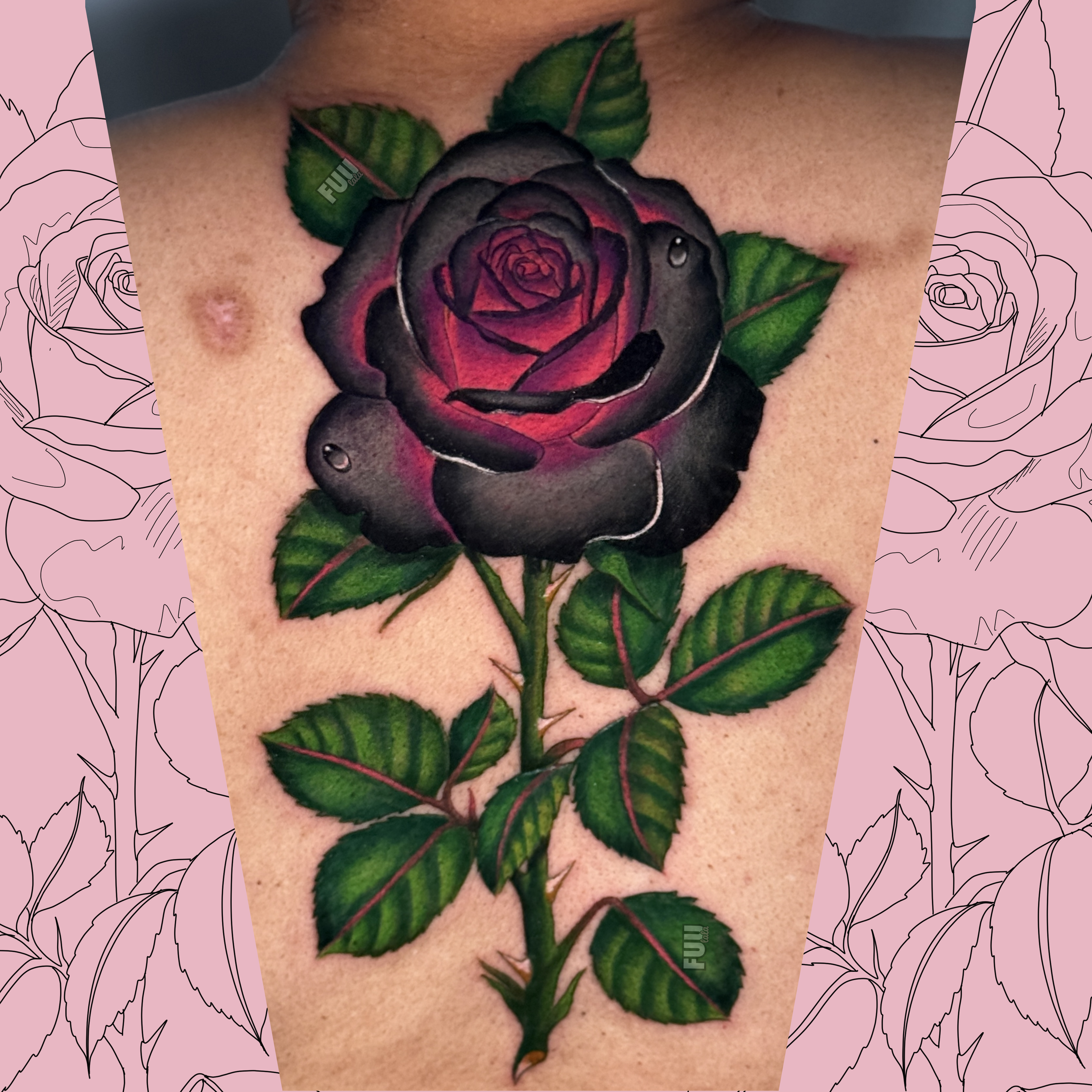 2026 - Custom, Surrealism Rose Stem