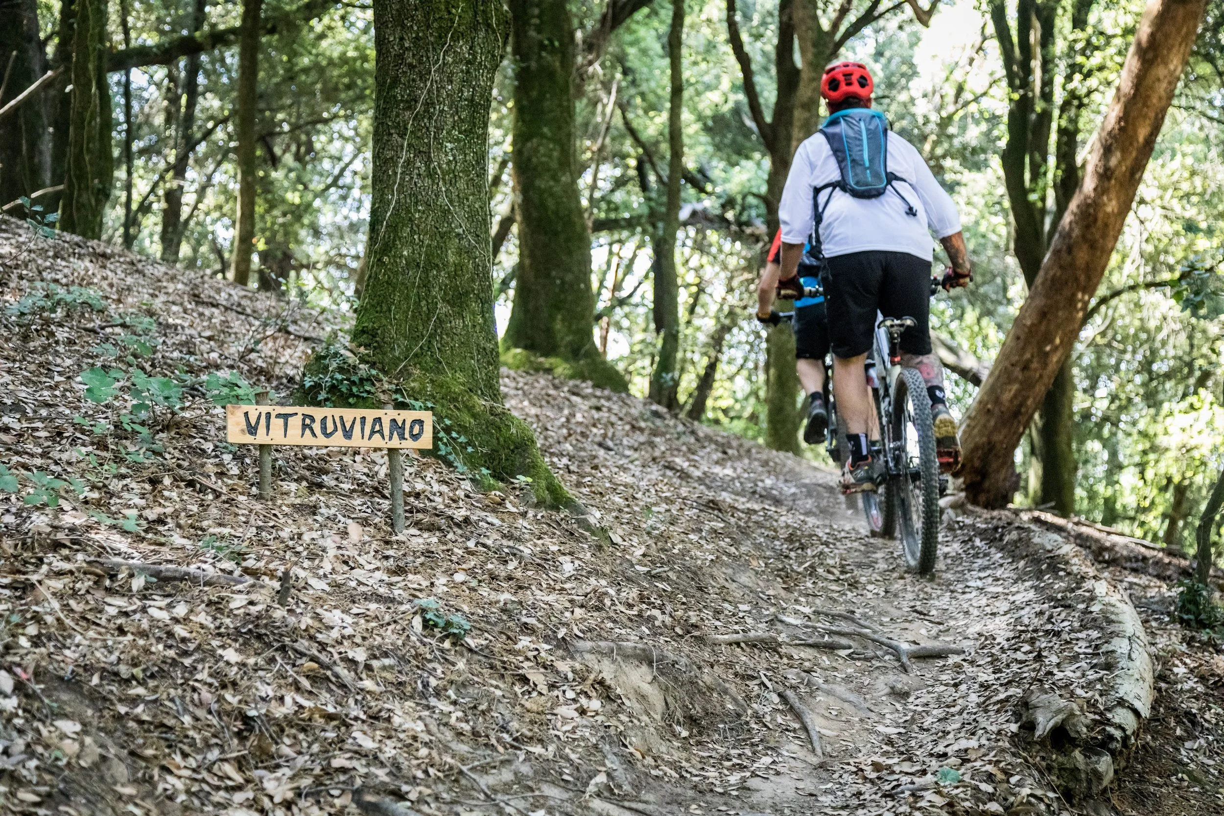 Guided e-MTB Enduro tour for expert riders on the Montalbano singletracks in Tuscany